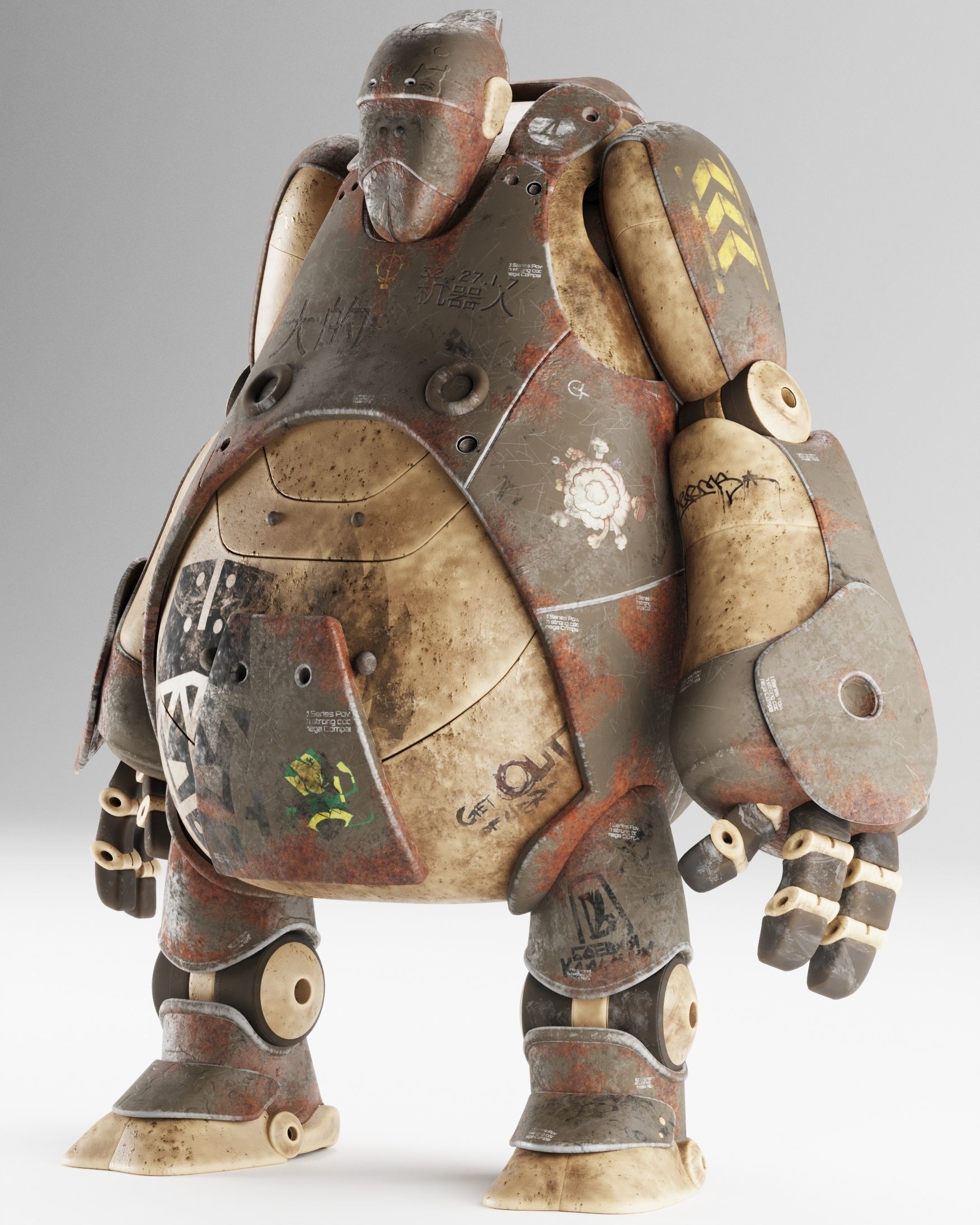 Robot giant 3D model_4
