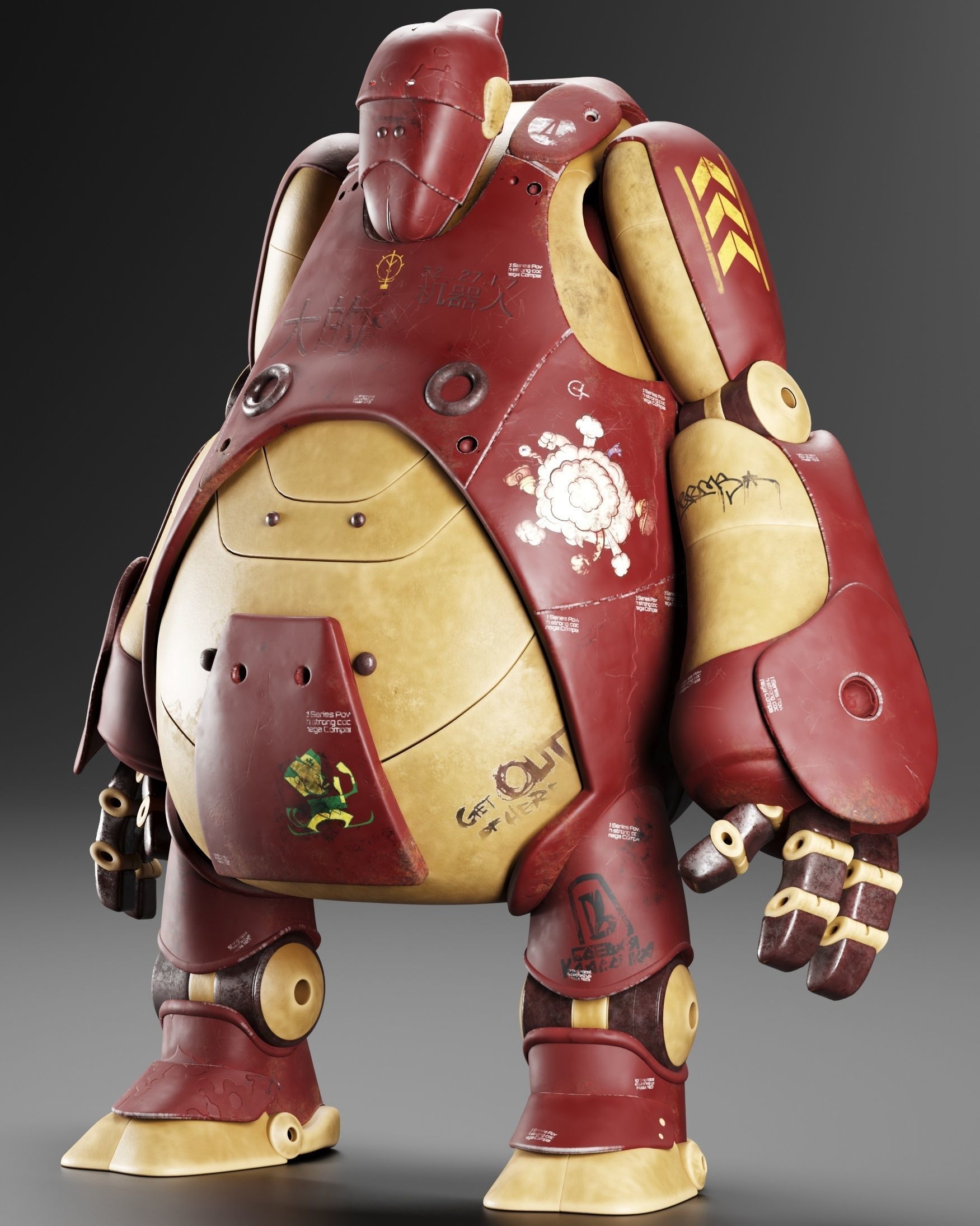 Robot giant 3D model_1