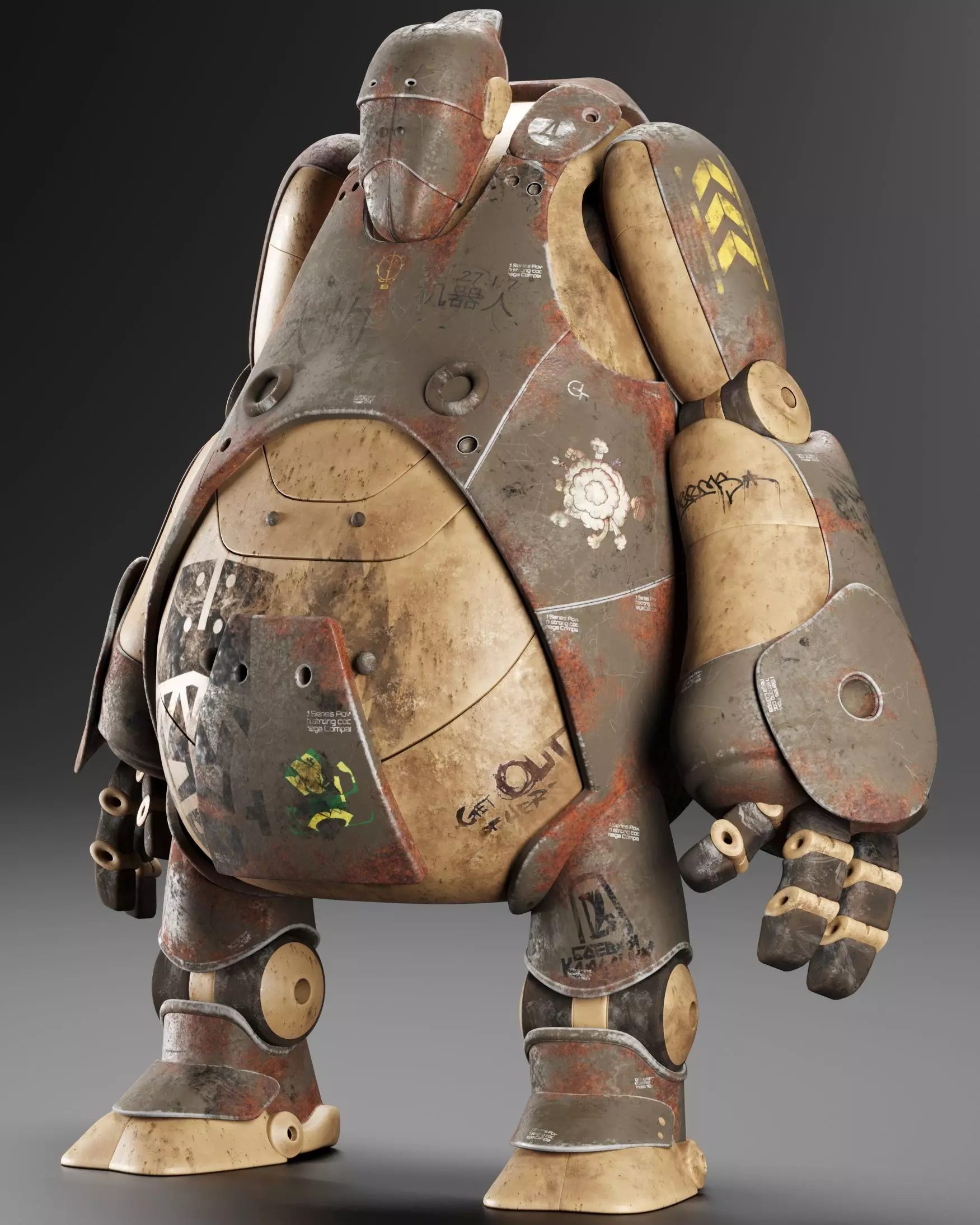 Robot giant 3D model_0