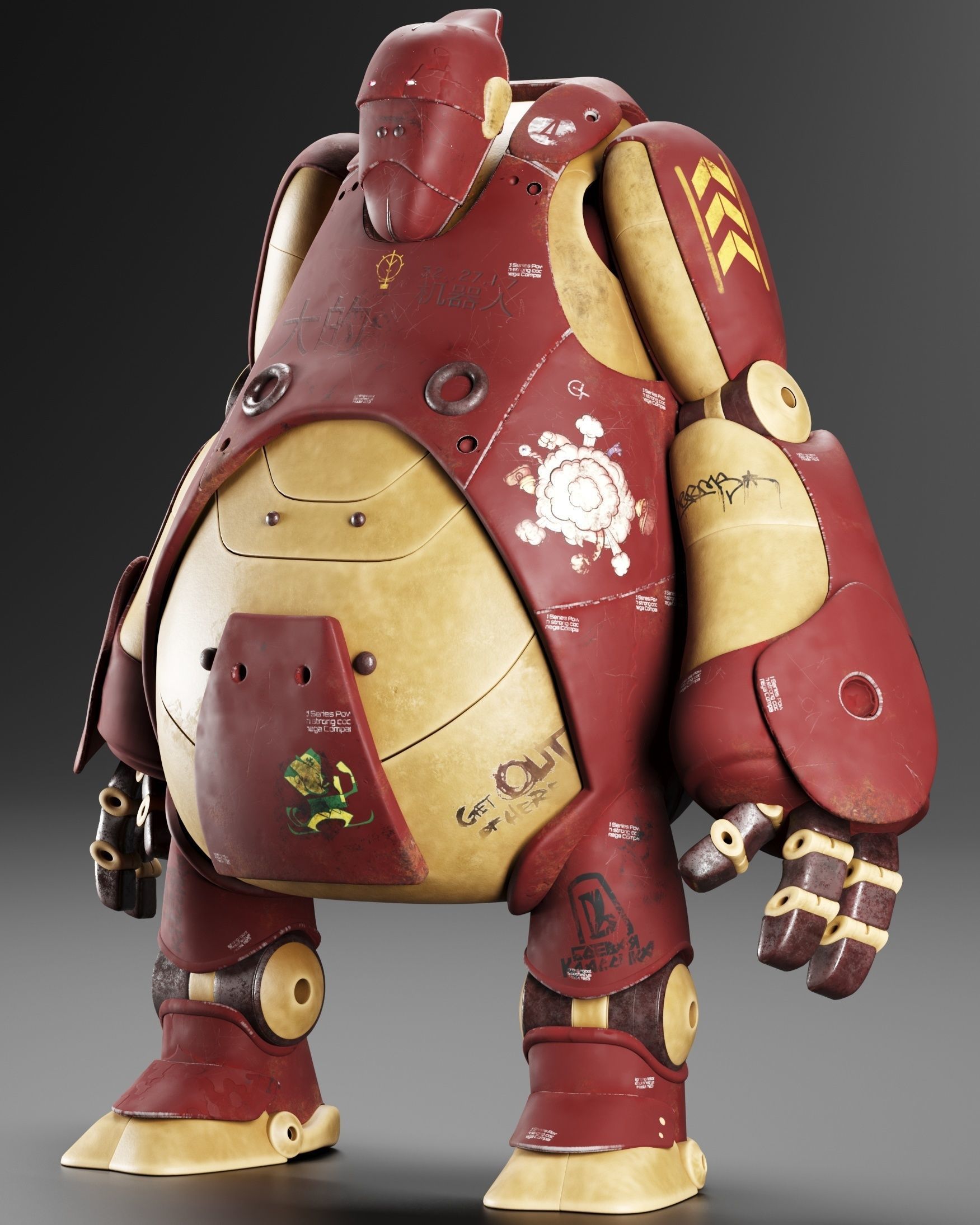Robot giant 3D model_2