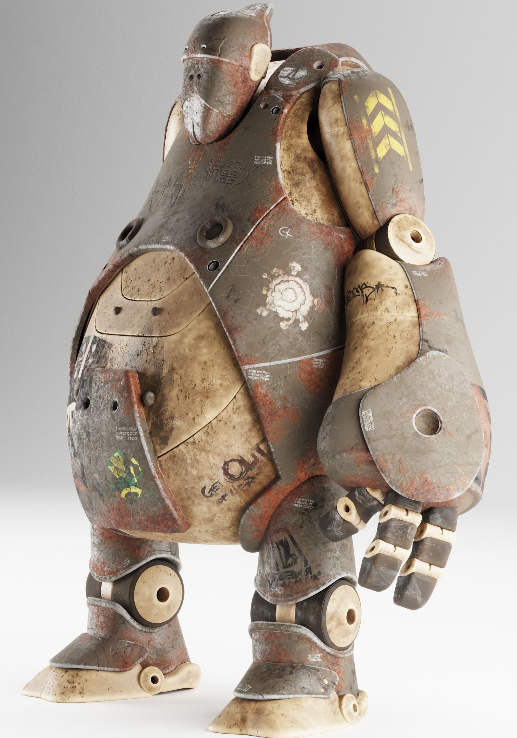 Robot giant 3D model_3