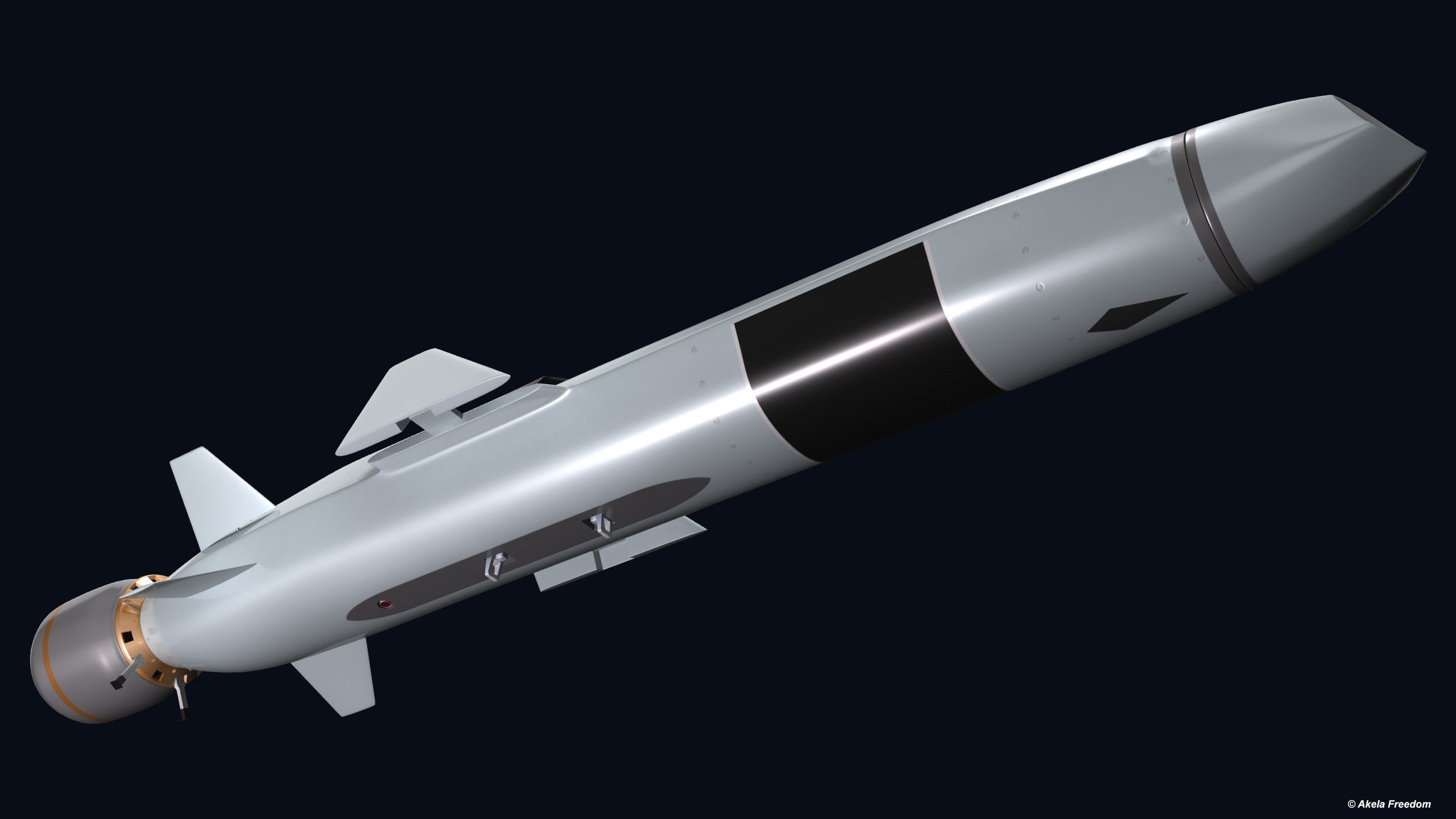 Naval Strike Missile 3D model_9