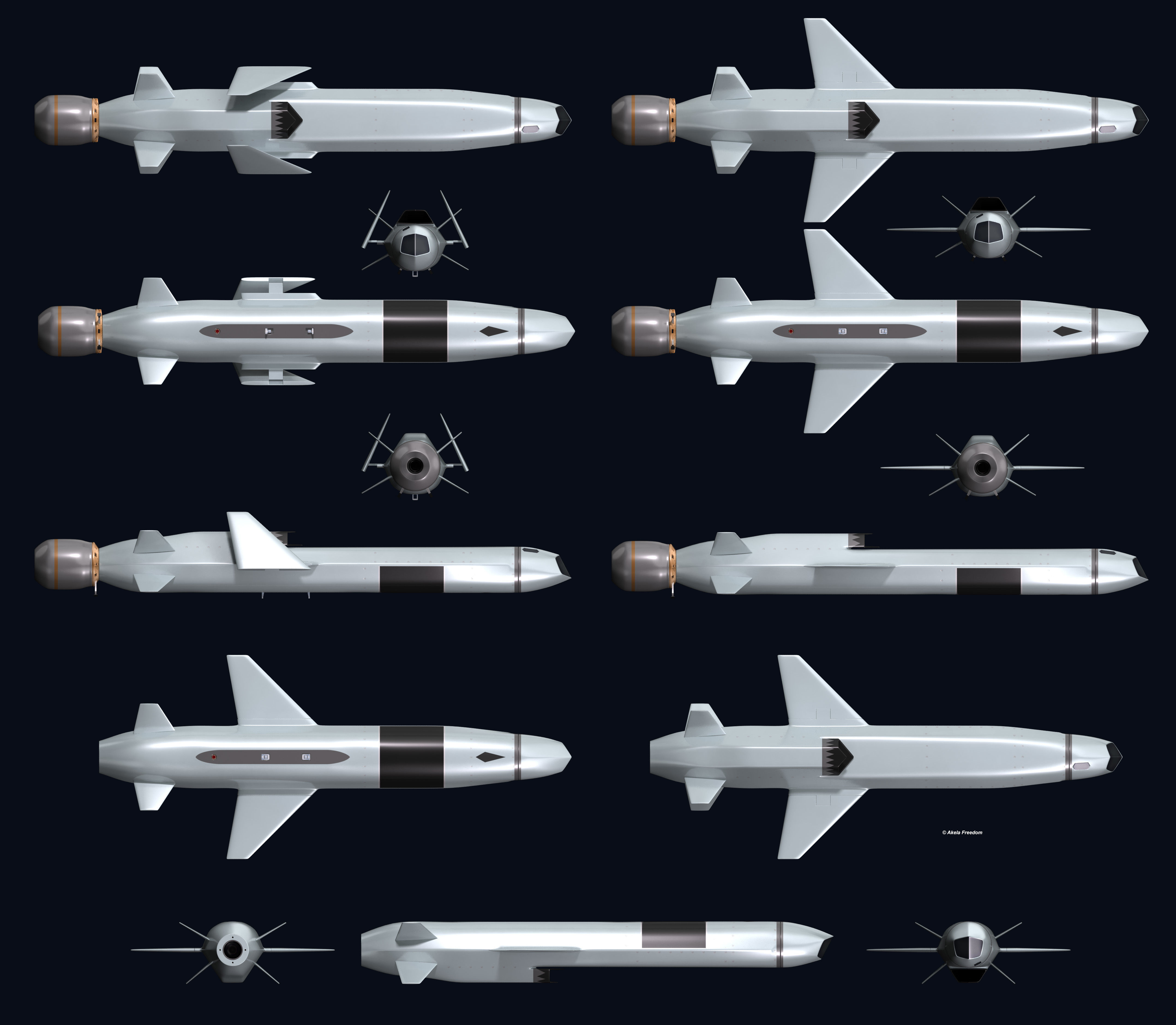 Naval Strike Missile 3D model_11
