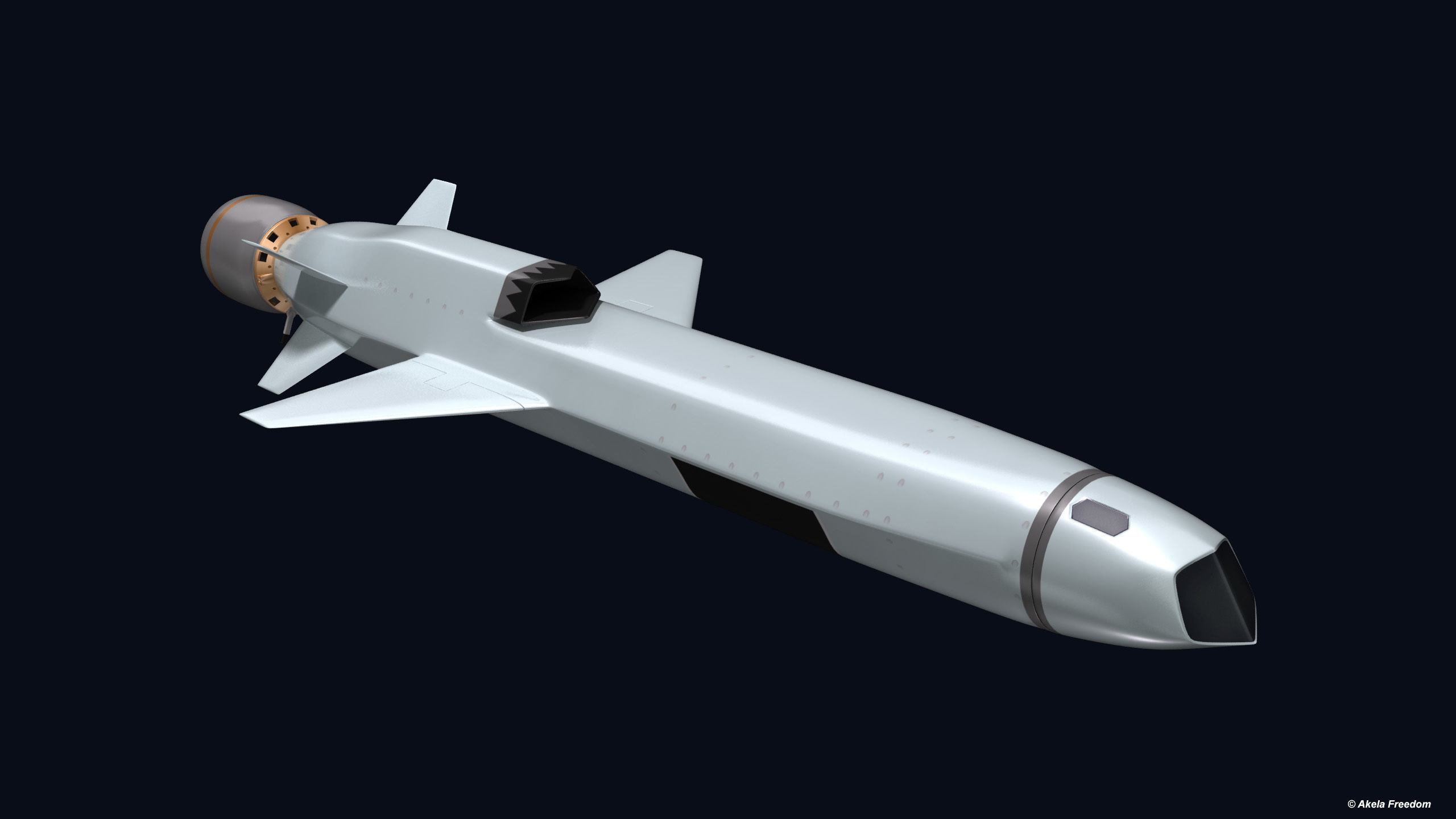 Naval Strike Missile 3D model_3