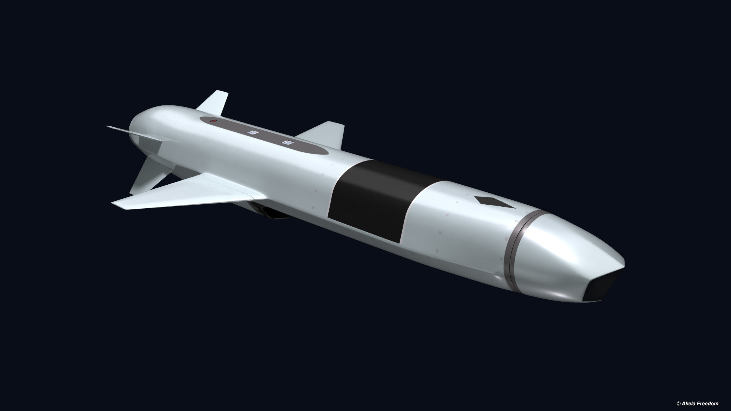 Naval Strike Missile 3D model_4