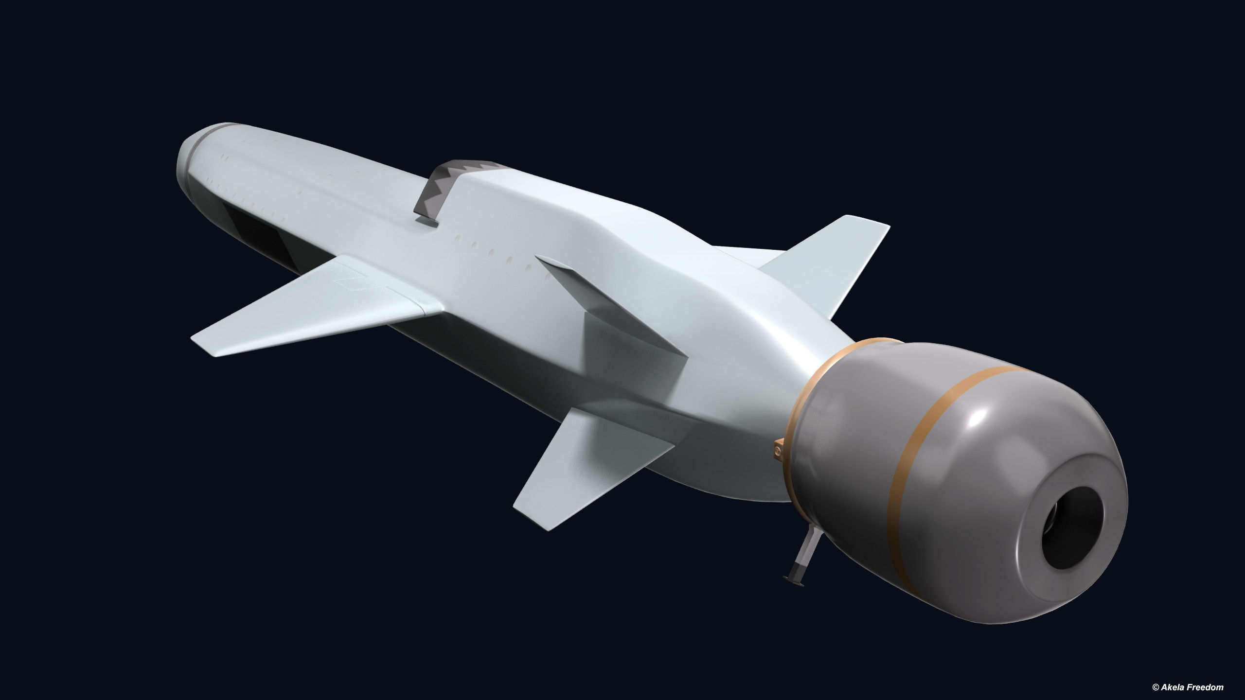 Naval Strike Missile 3D model_10