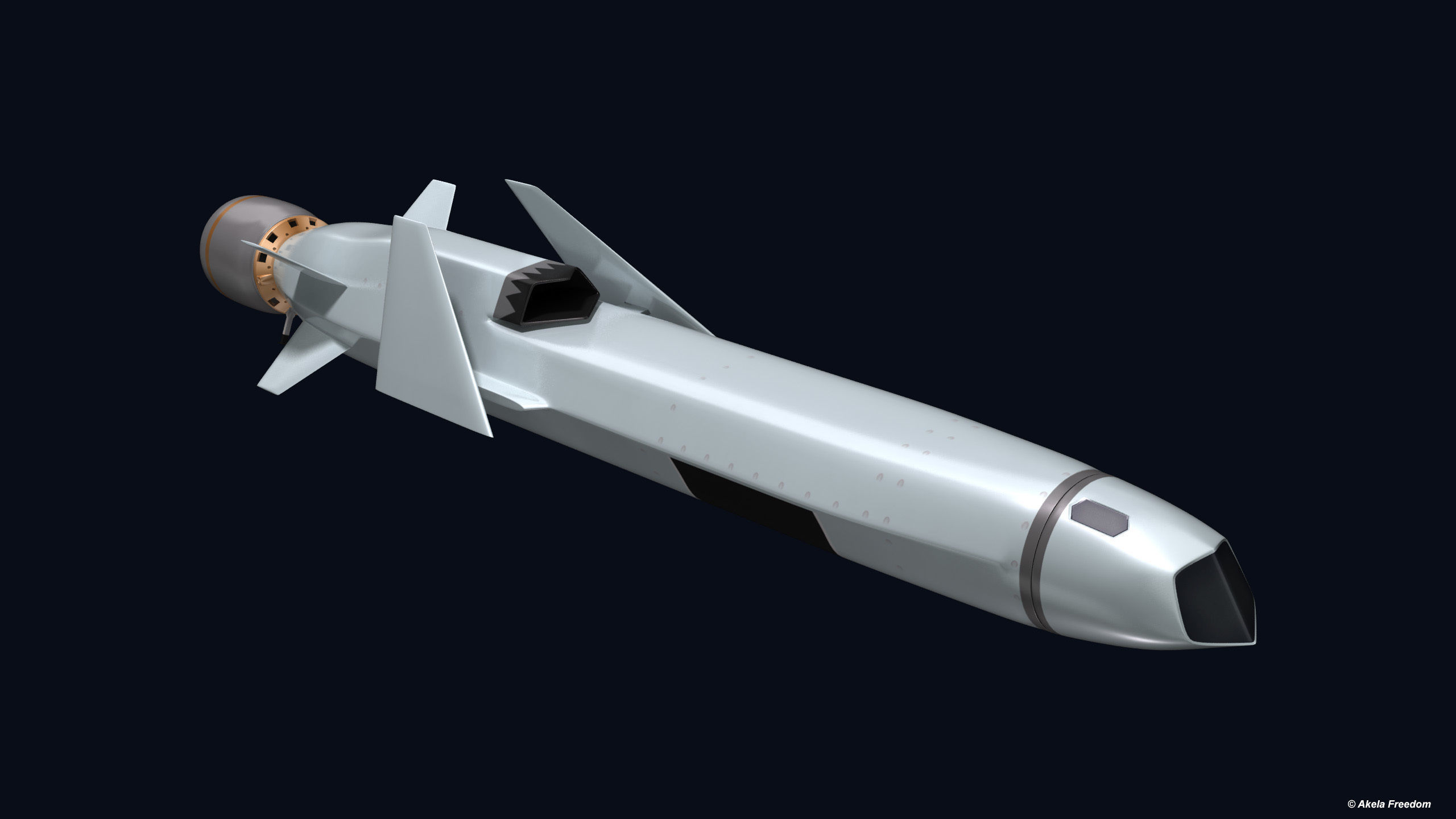 Naval Strike Missile 3D model_2