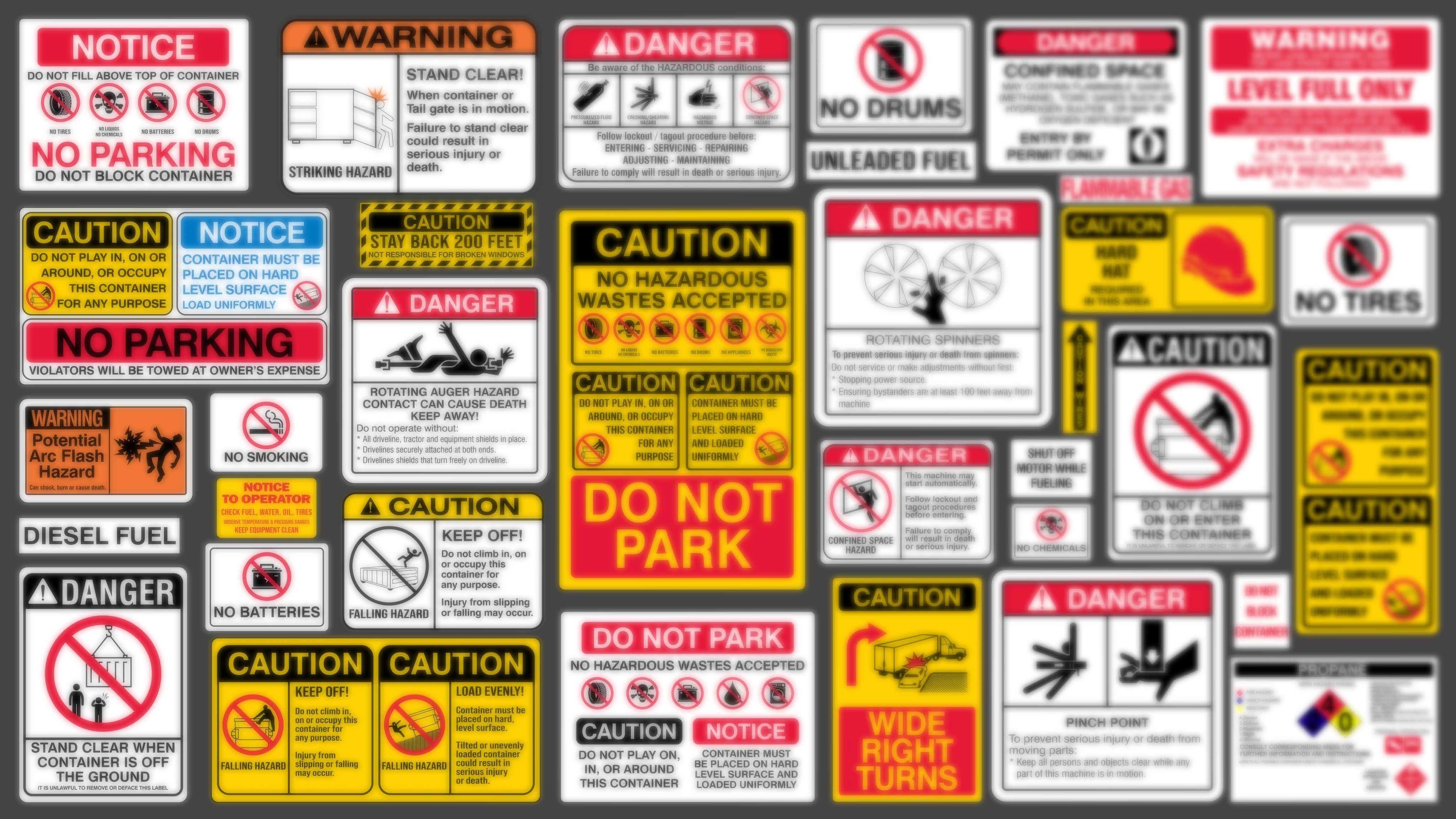 Industrial Sign Decal vol 02 Sticker and Decal generator Texture_3