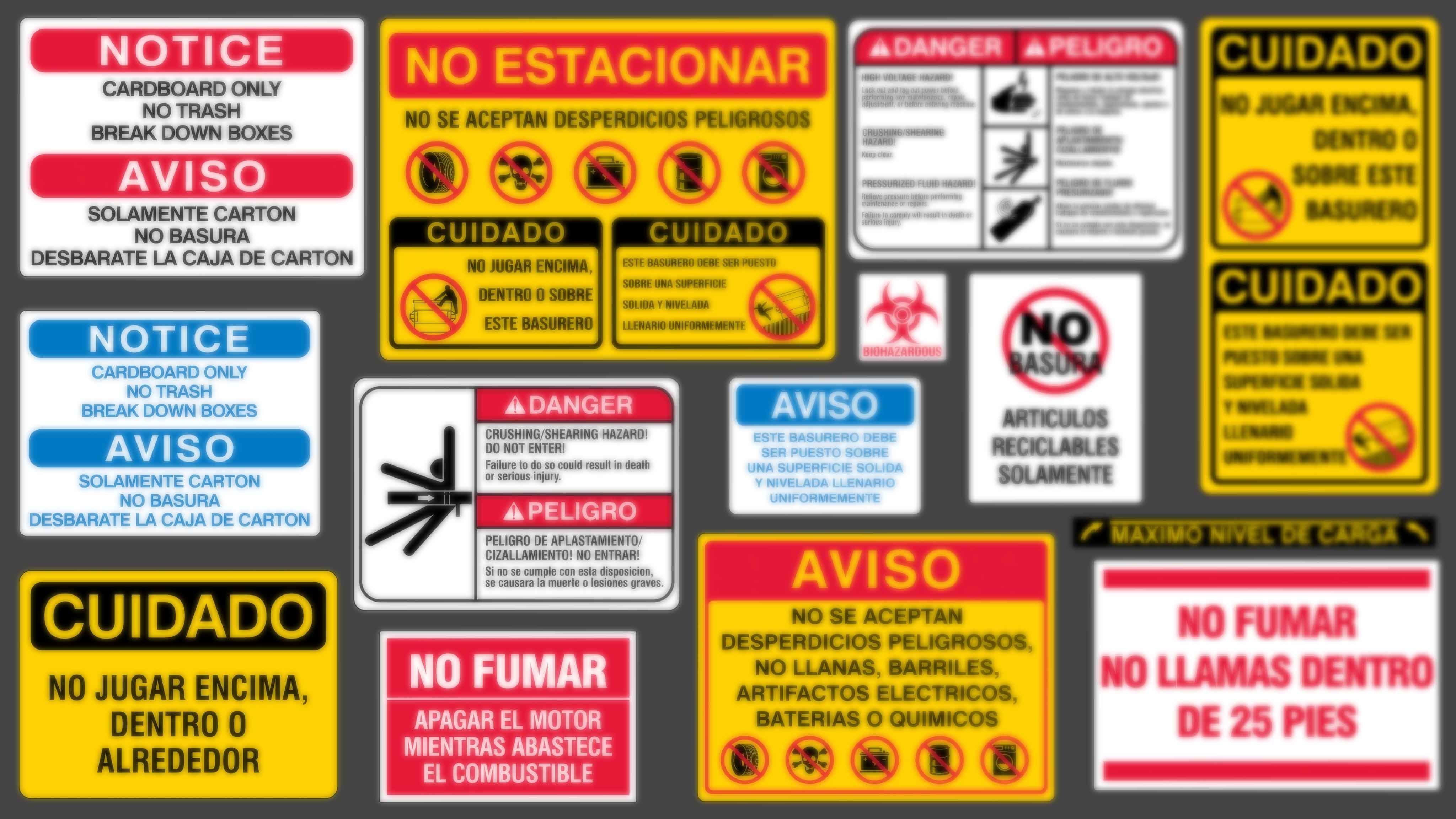 Industrial Sign Decal vol 02 Sticker and Decal generator Texture_9