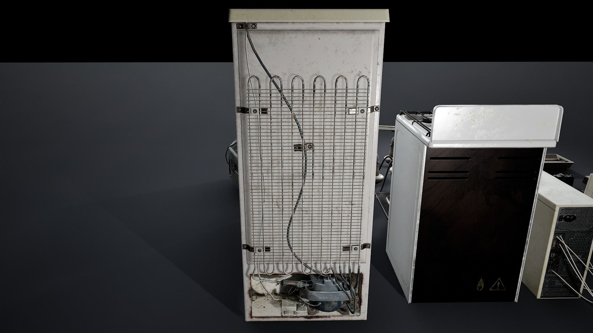 Various Electronics  Low-poly 3D model_9