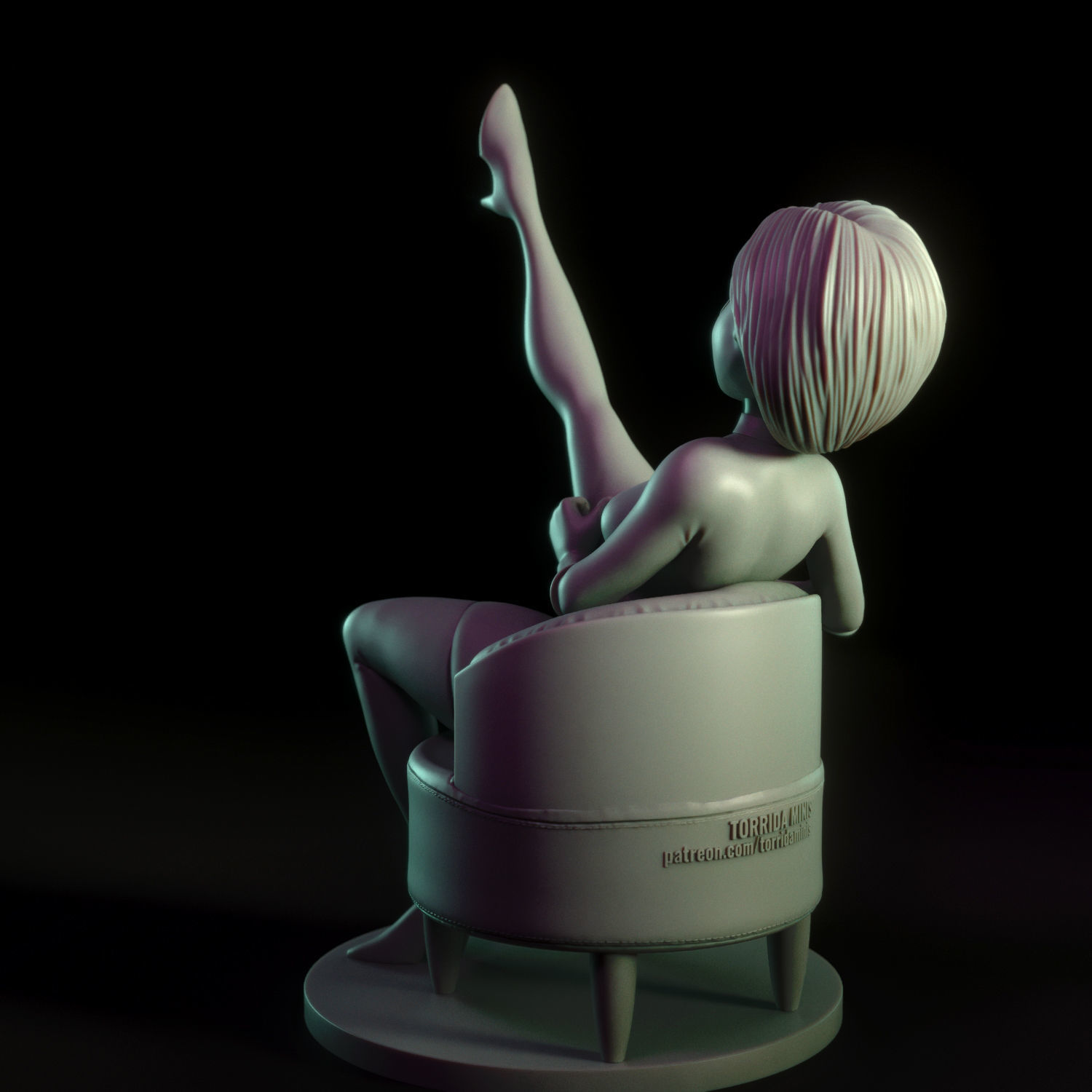 Elastigirl incredible mrs marvel 3D print model_7