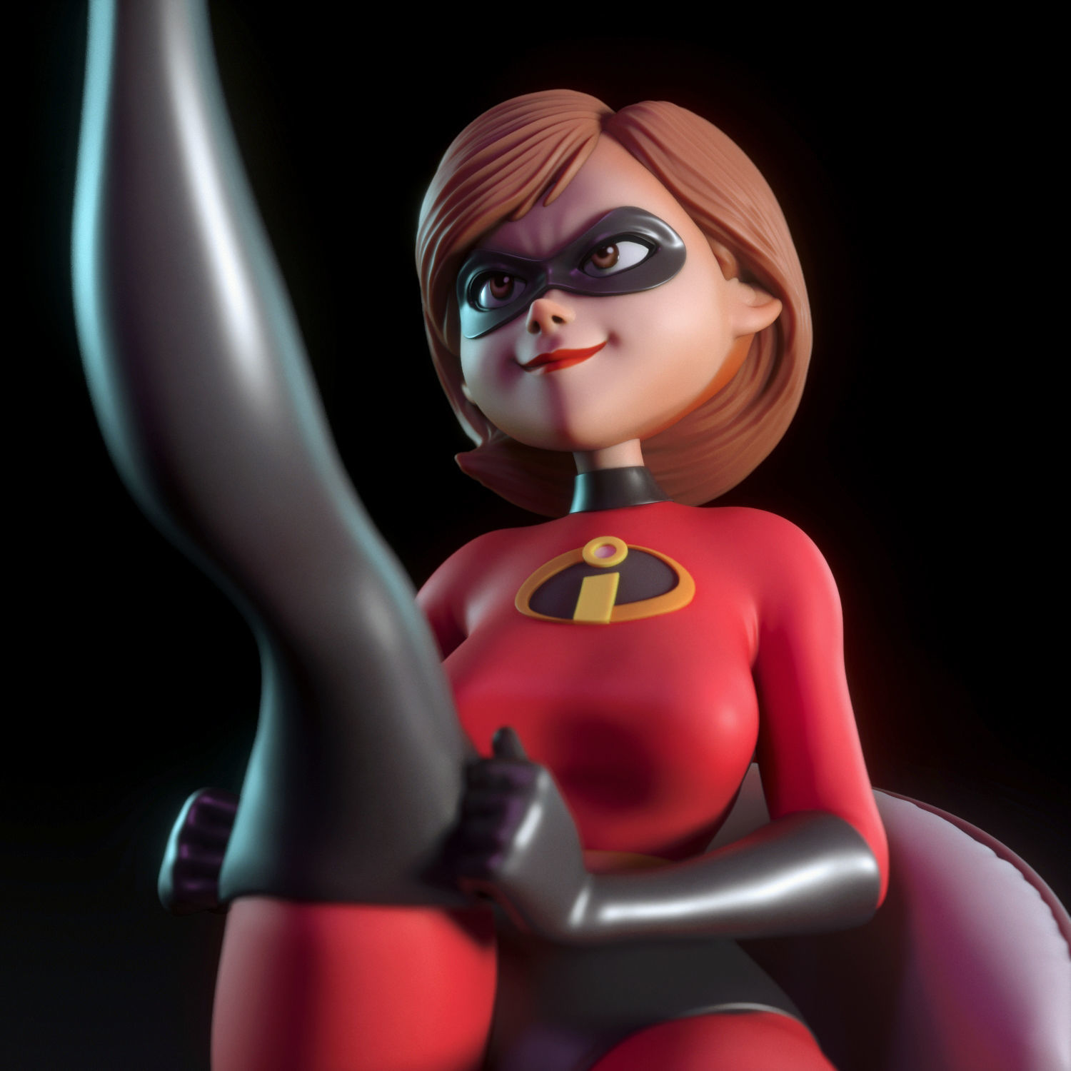 Elastigirl incredible mrs marvel 3D print model_4