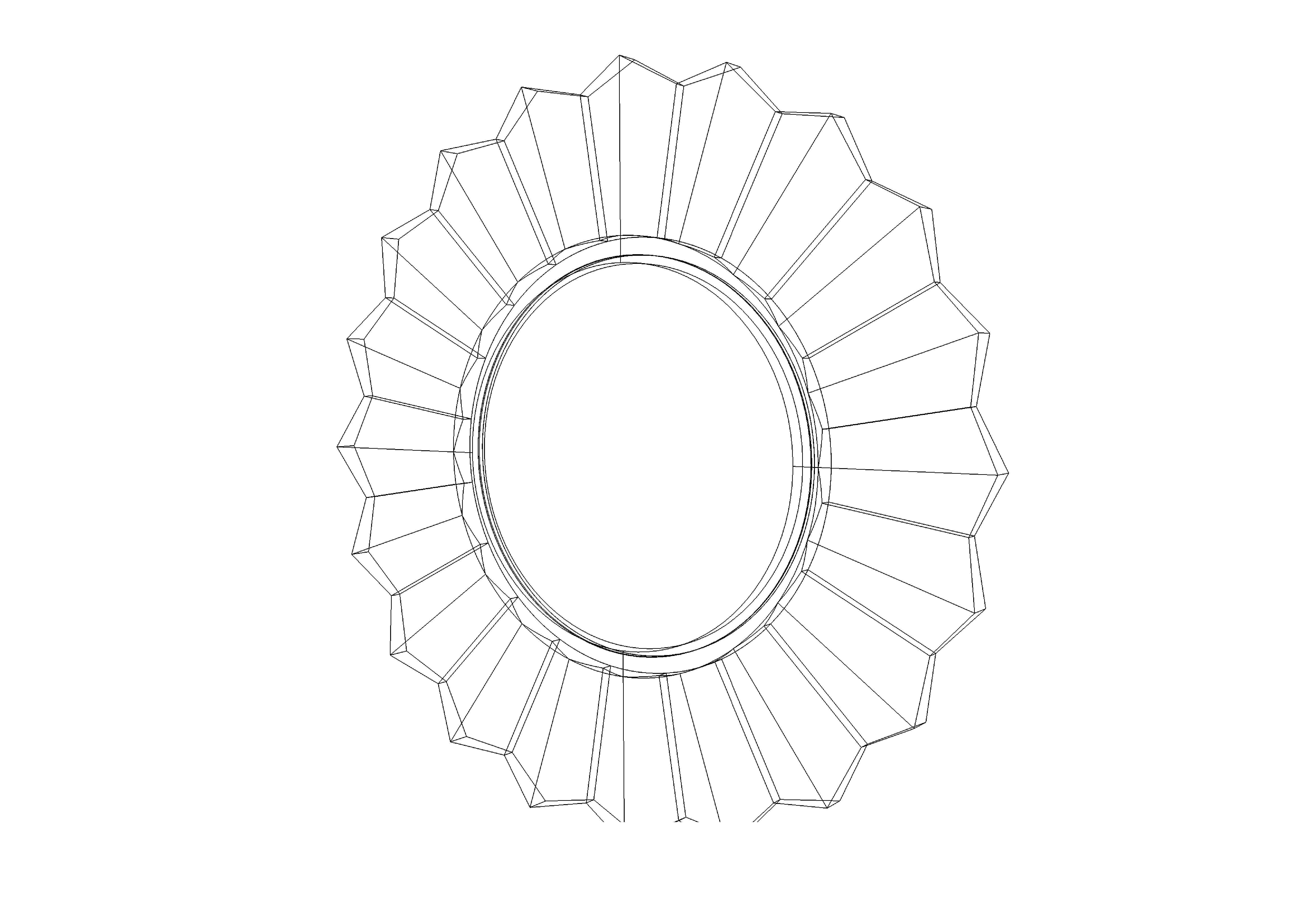SUNBURST MIRROR 3D print model_6