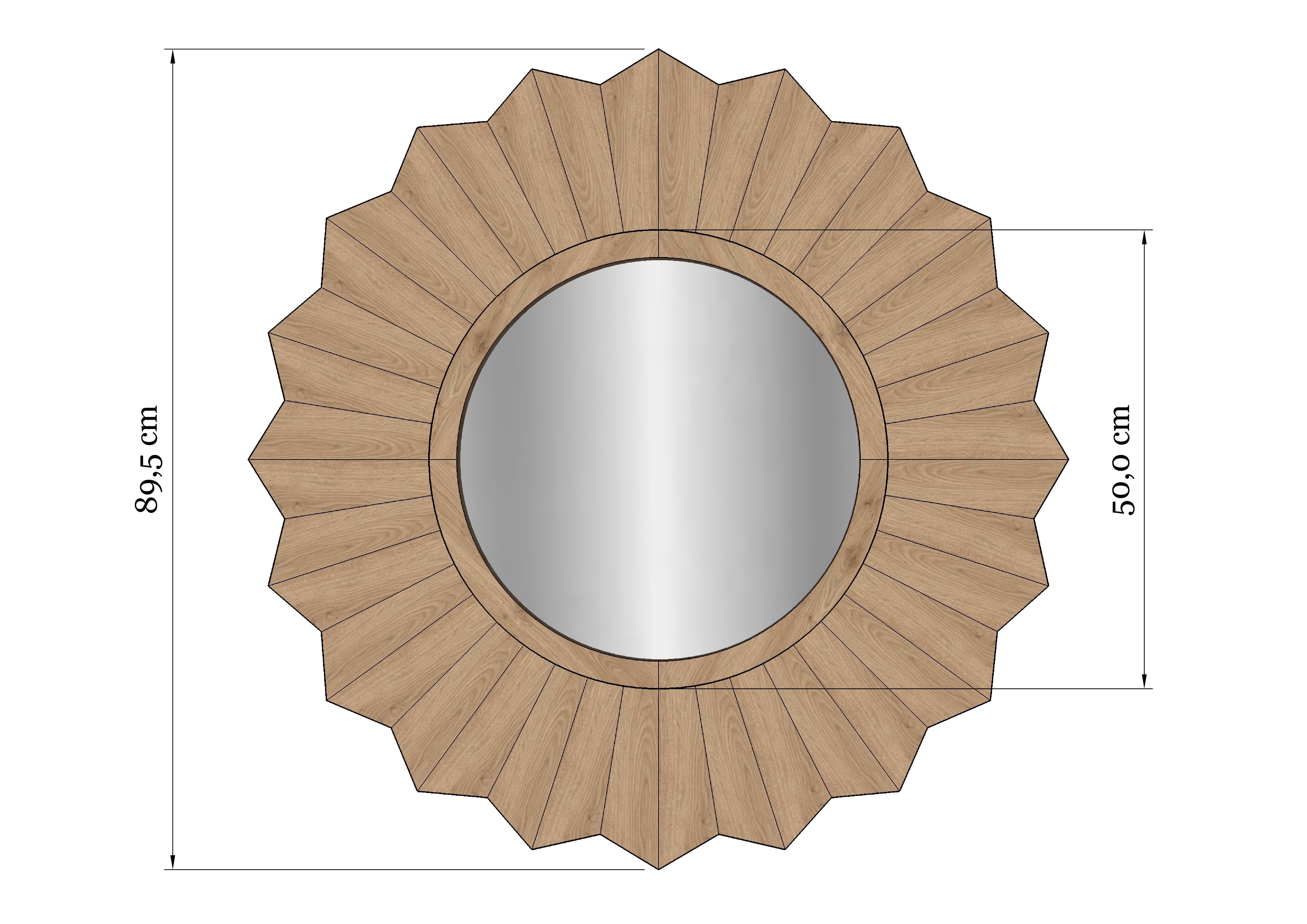 SUNBURST MIRROR 3D print model_3