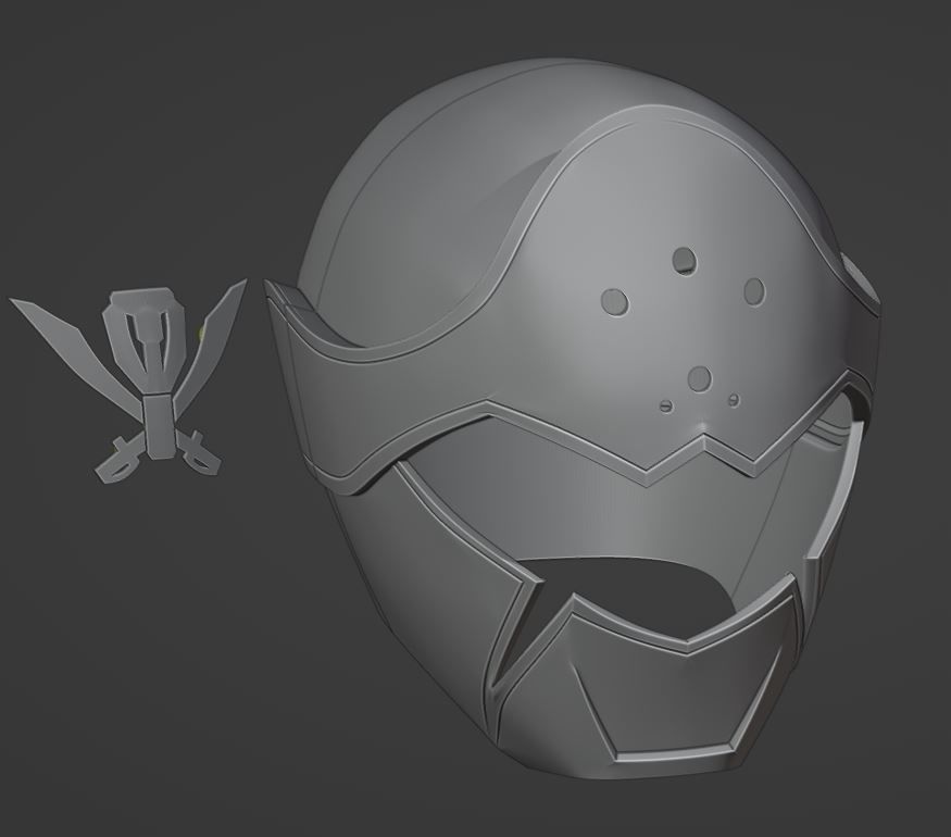 Gokai Blue 3D print model_2