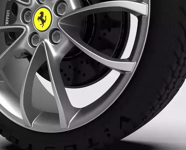 Original Ferrari F430 rim wheel front 7-5 x 19 BBS design