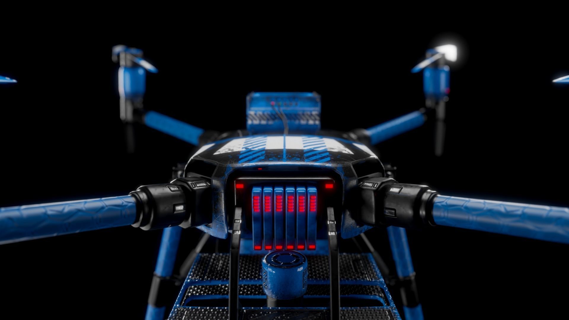 Quadcopter Drone 3D model_5
