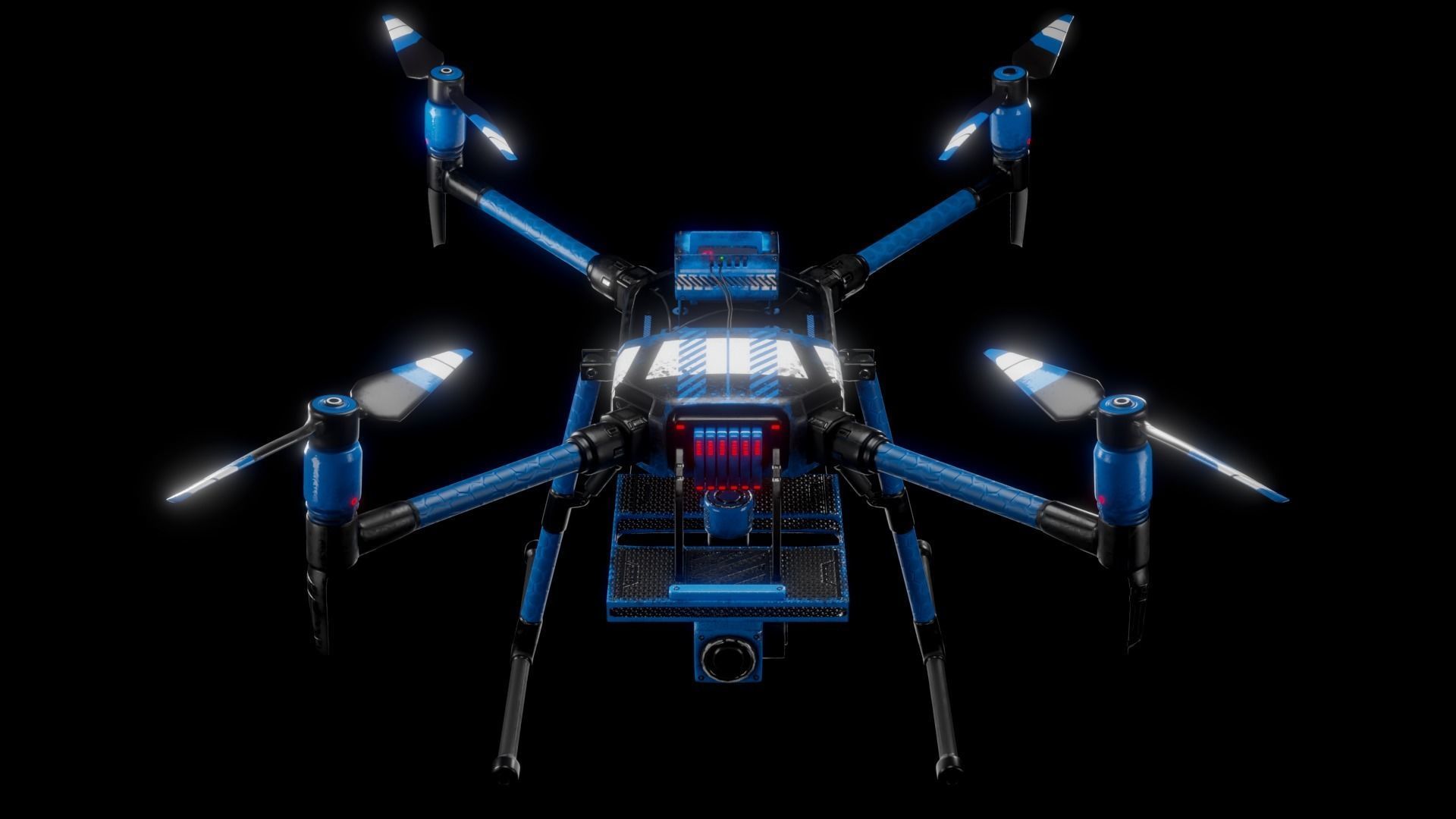 Quadcopter Drone 3D model_11