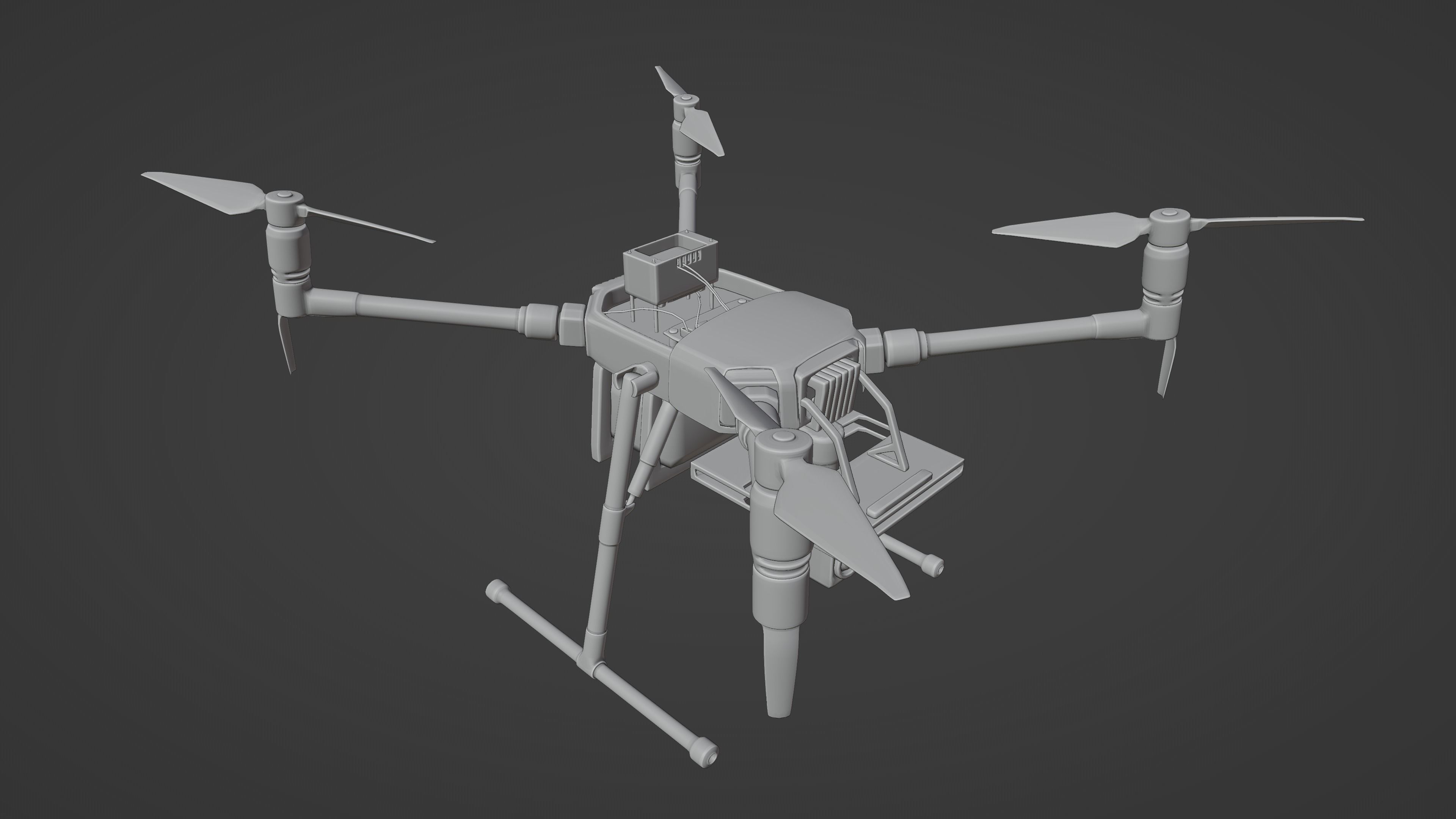 Quadcopter Drone 3D model_16