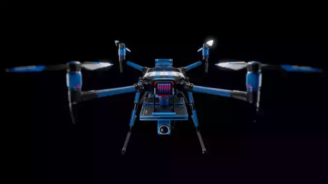 Quadcopter Drone 3D model