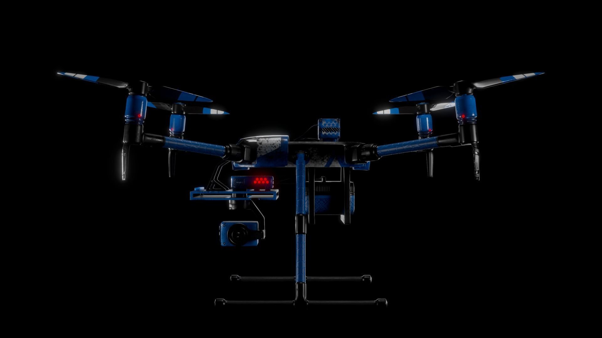 Quadcopter Drone 3D model_15