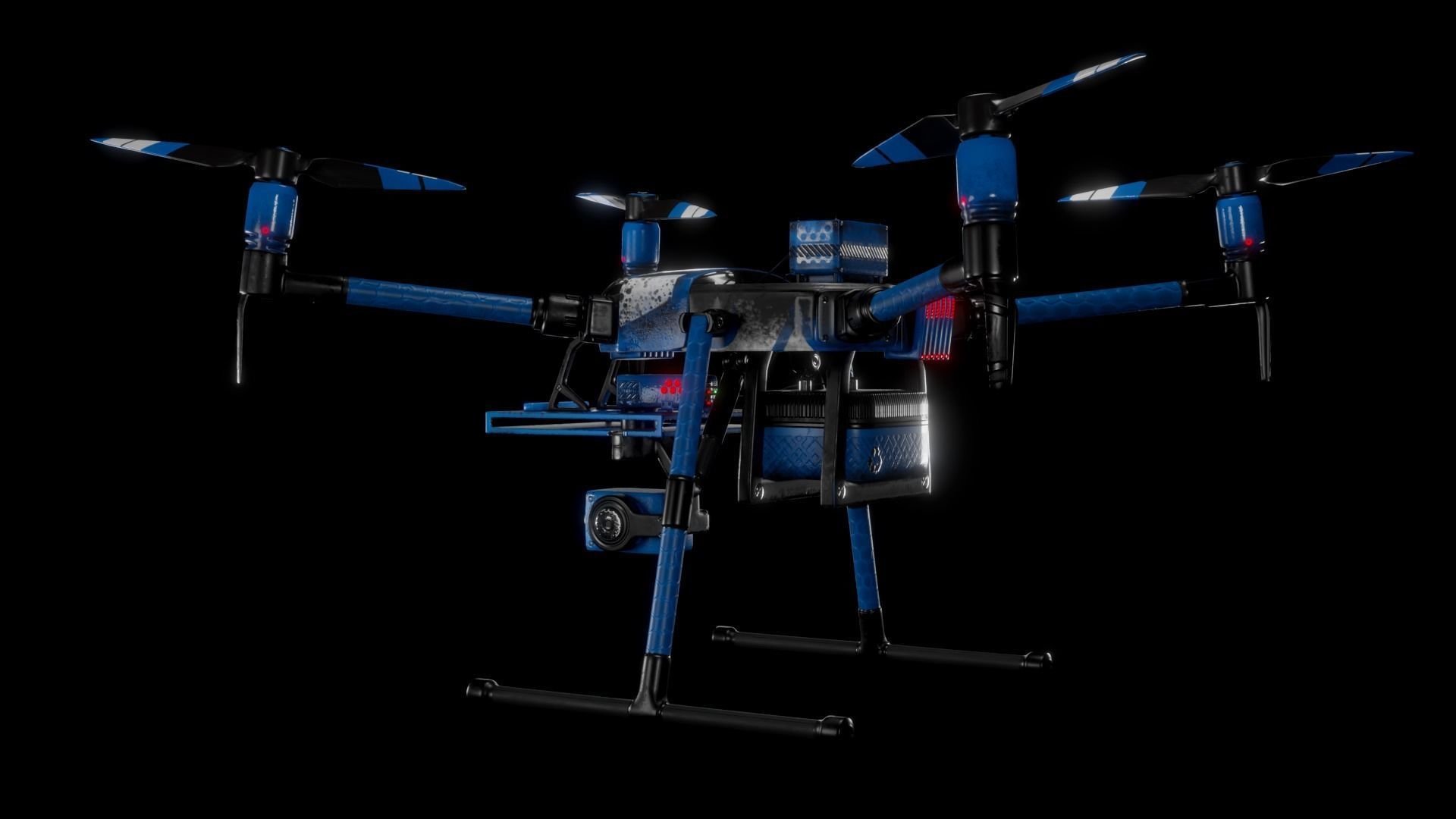 Quadcopter Drone 3D model_13