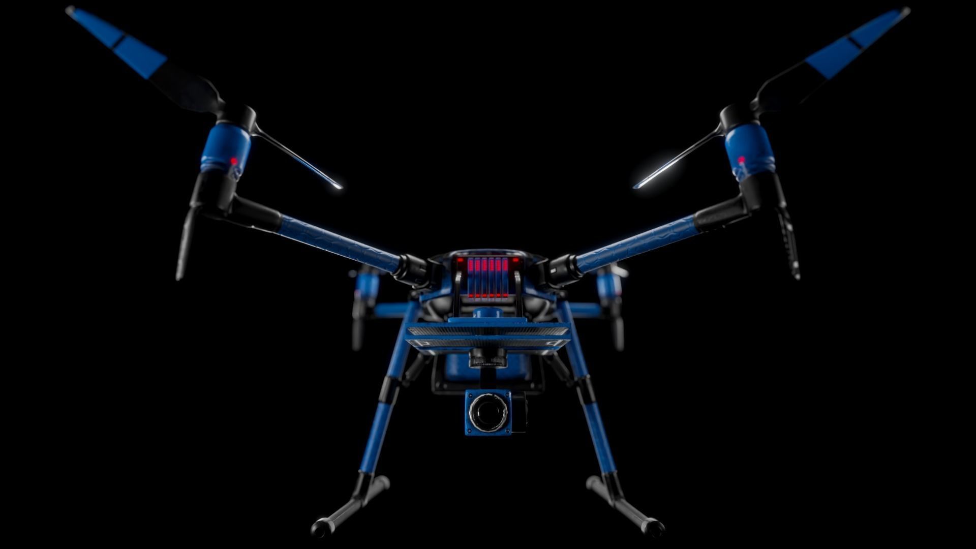 Quadcopter Drone 3D model_7