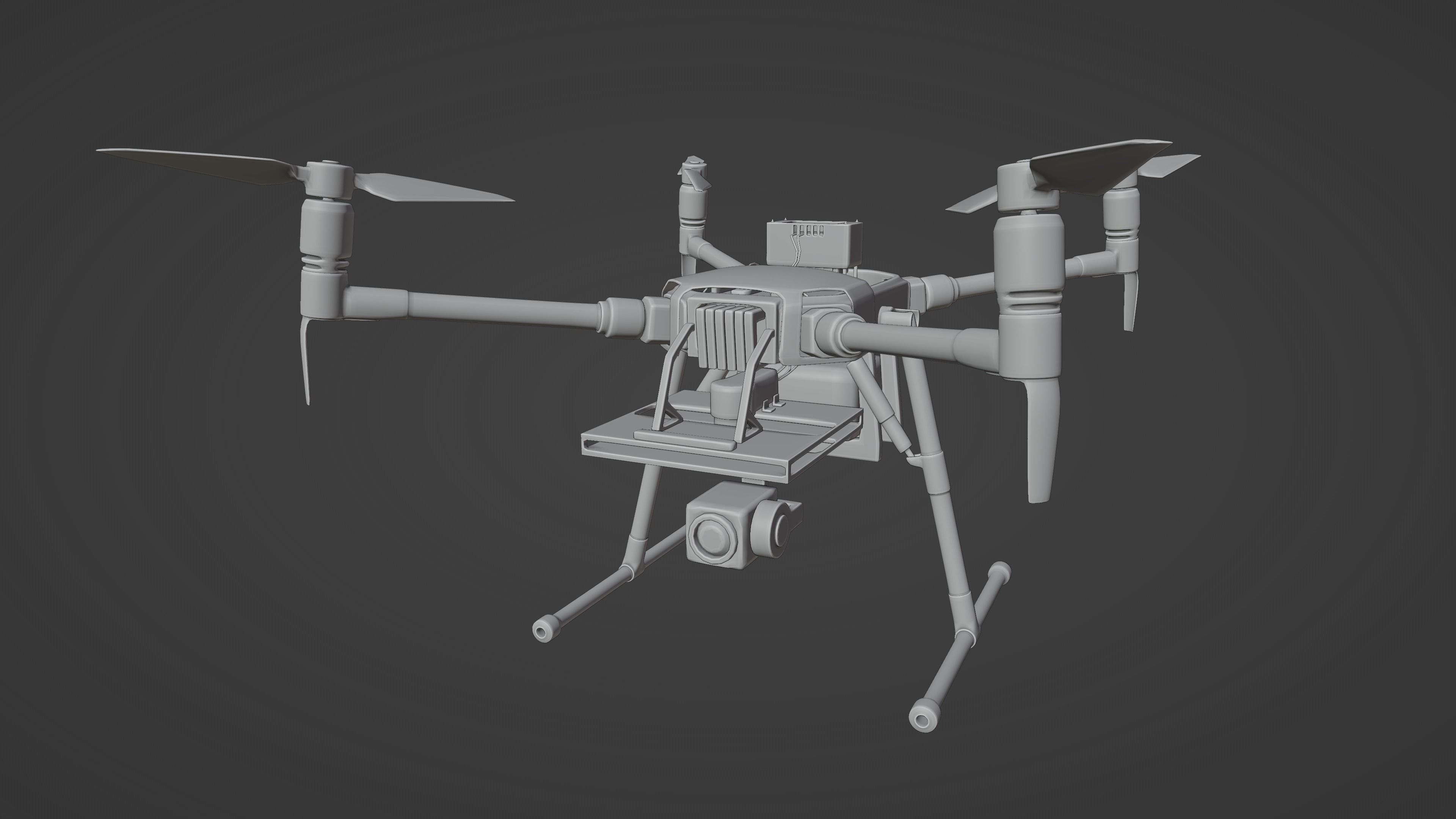 Quadcopter Drone 3D model_17