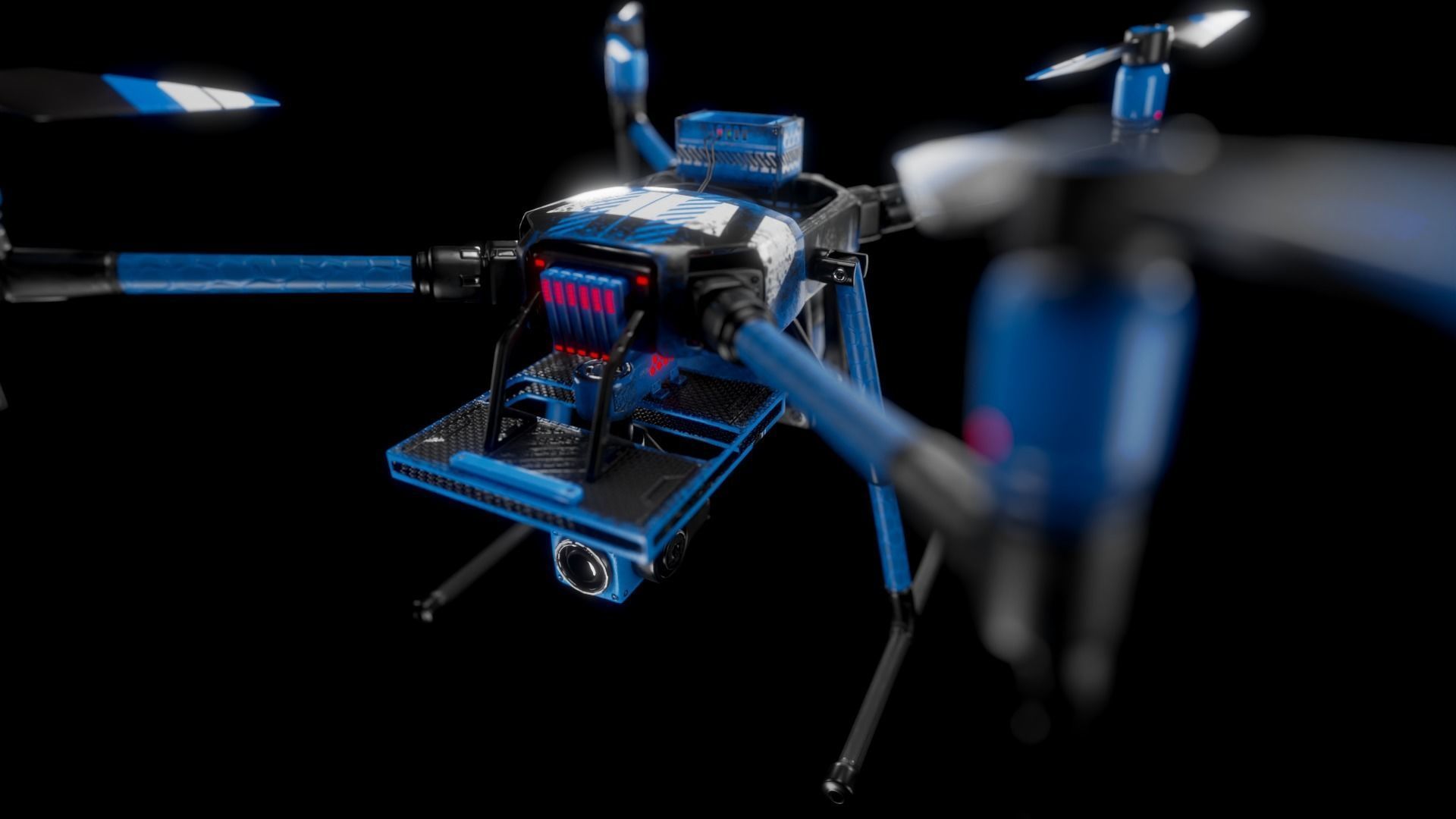 Quadcopter Drone 3D model_30