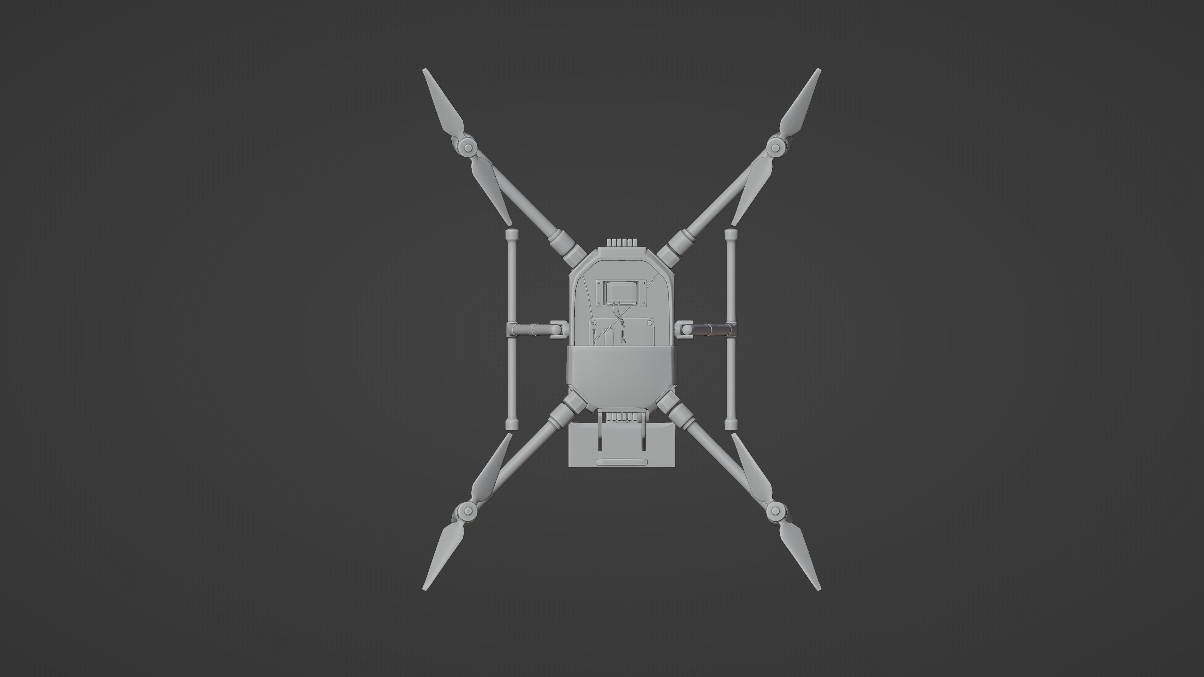 Quadcopter Drone 3D model_22