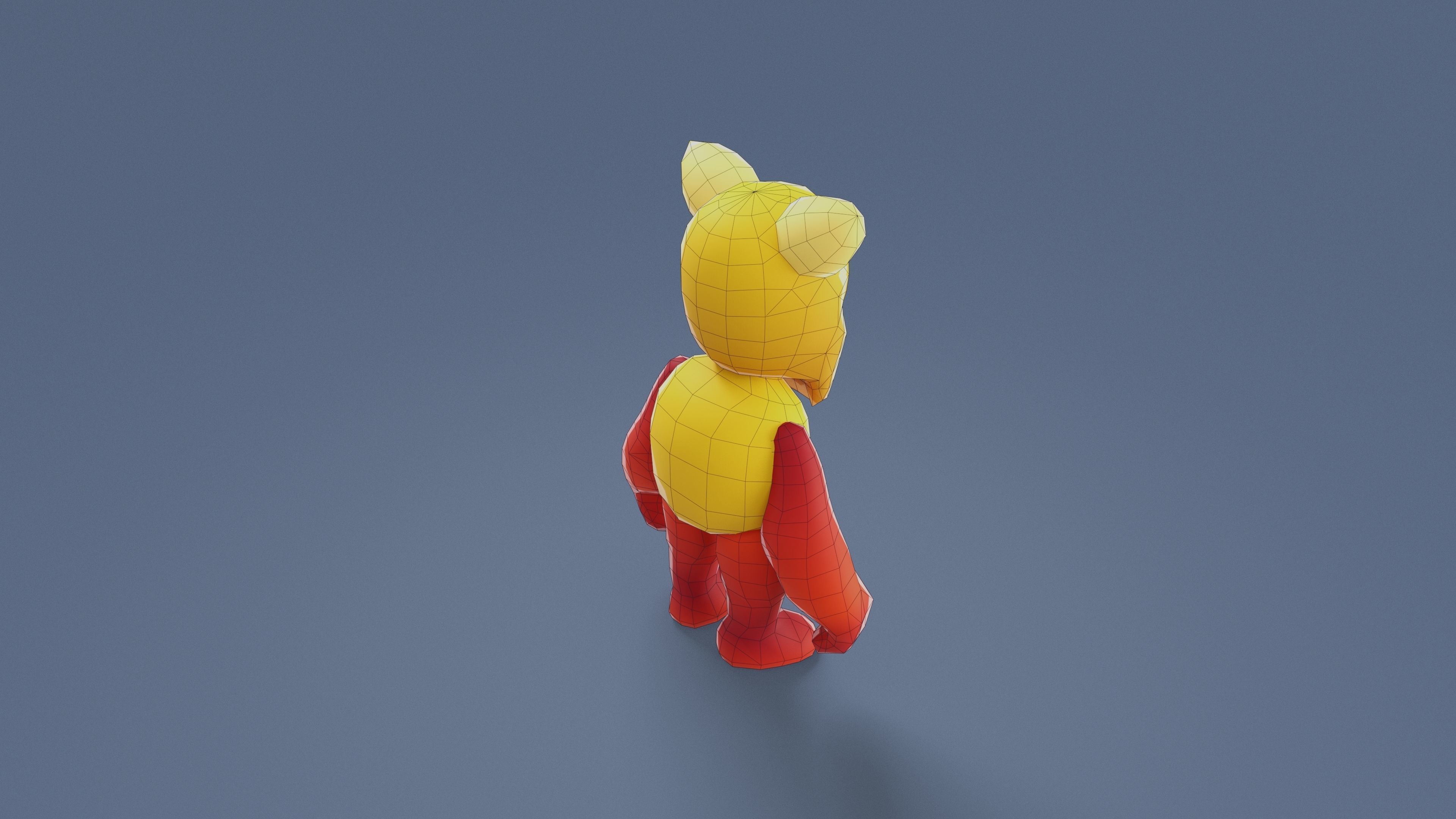 Cartoon Characters - Small Armored Warrior Low-poly 3D model_16