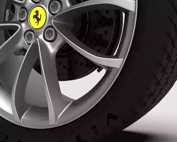 Original Ferrari F430 rim wheel rear 10 x 19 BBS design