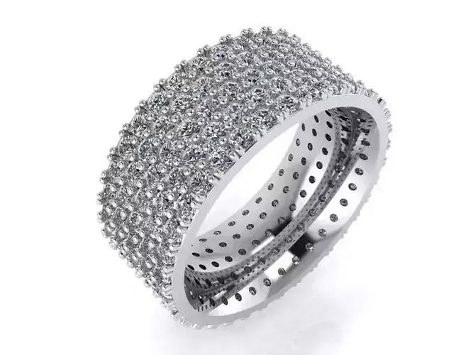 French Pave Ring 1096