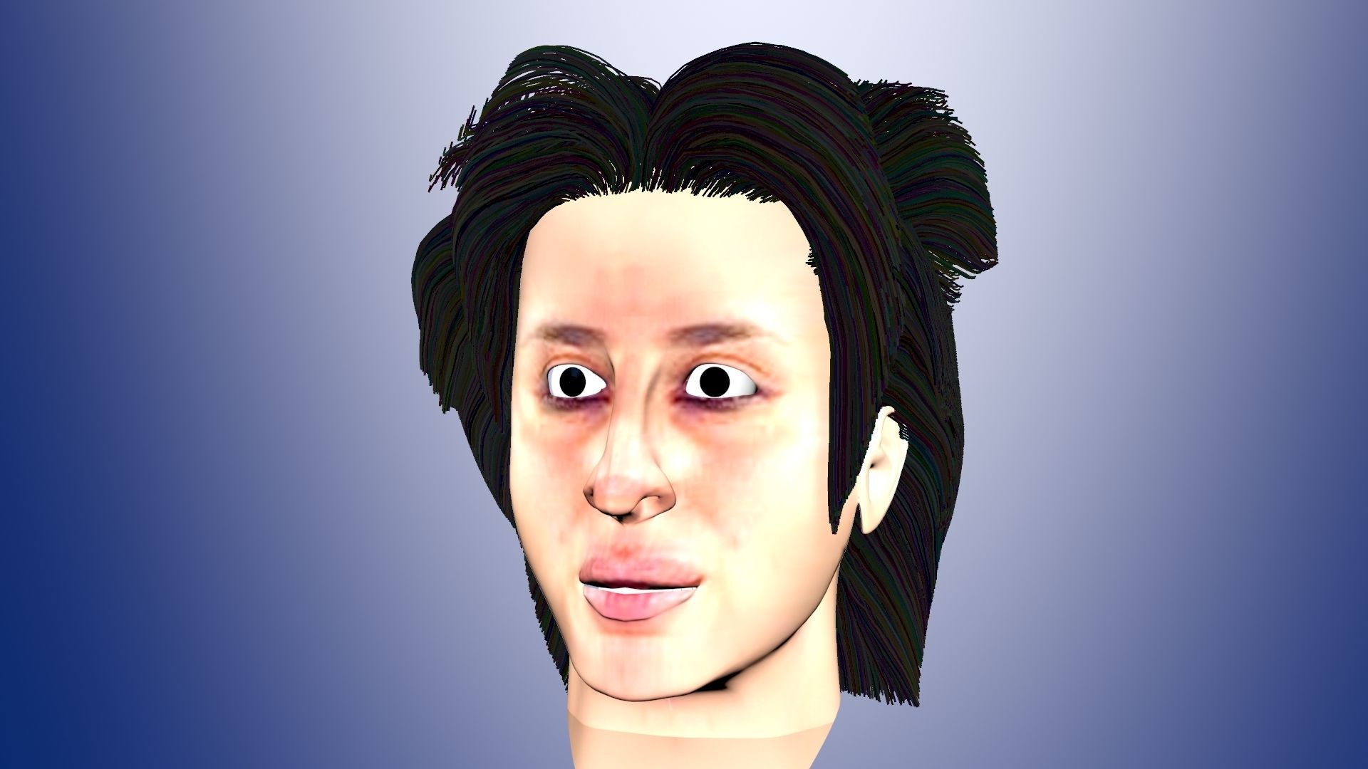 head india man-dark skin man 3D model_1