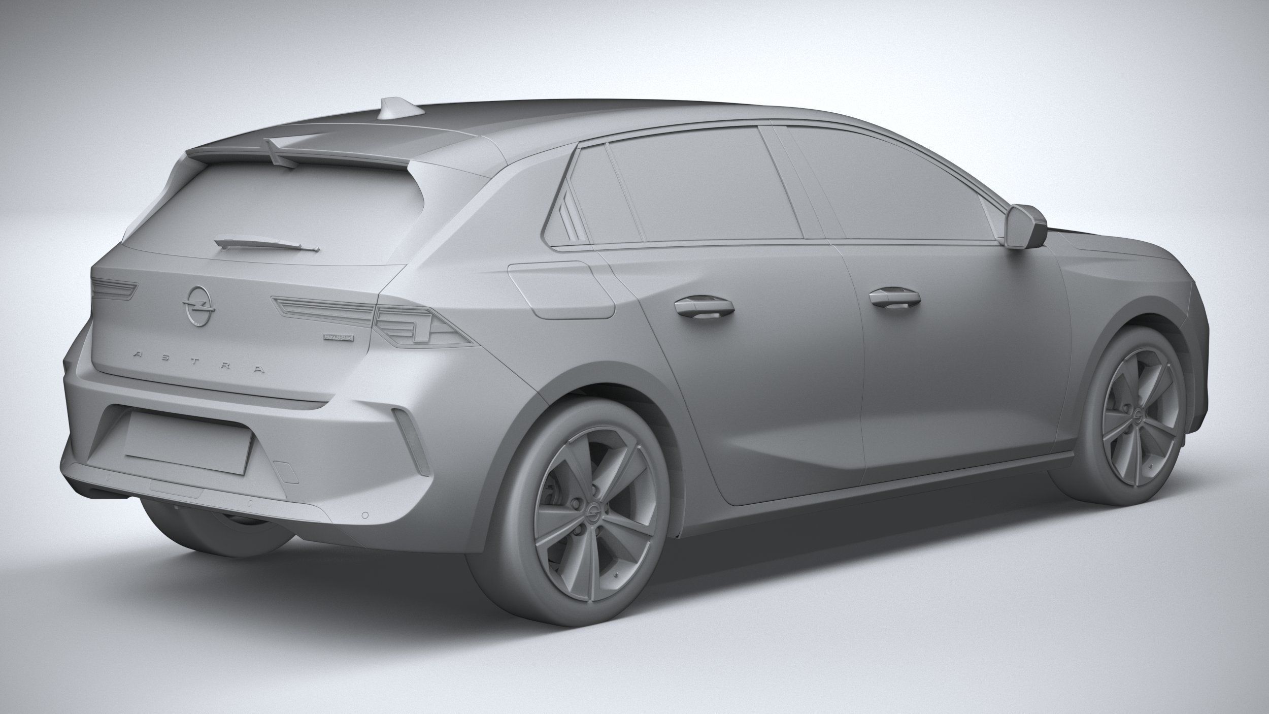Opel Astra 2022 Basic 3D model_25