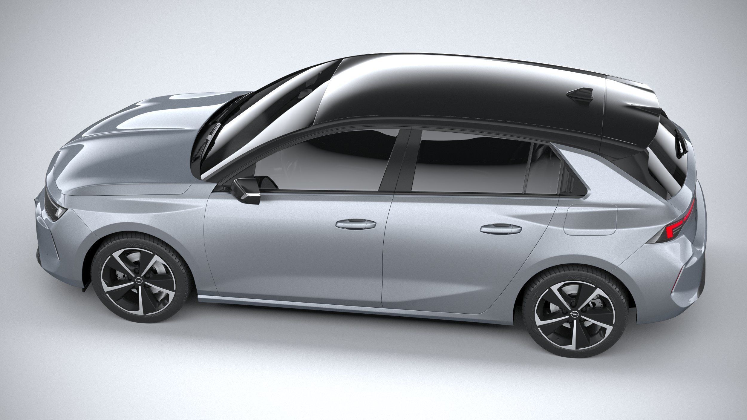 Opel Astra 2022 Basic 3D model_9