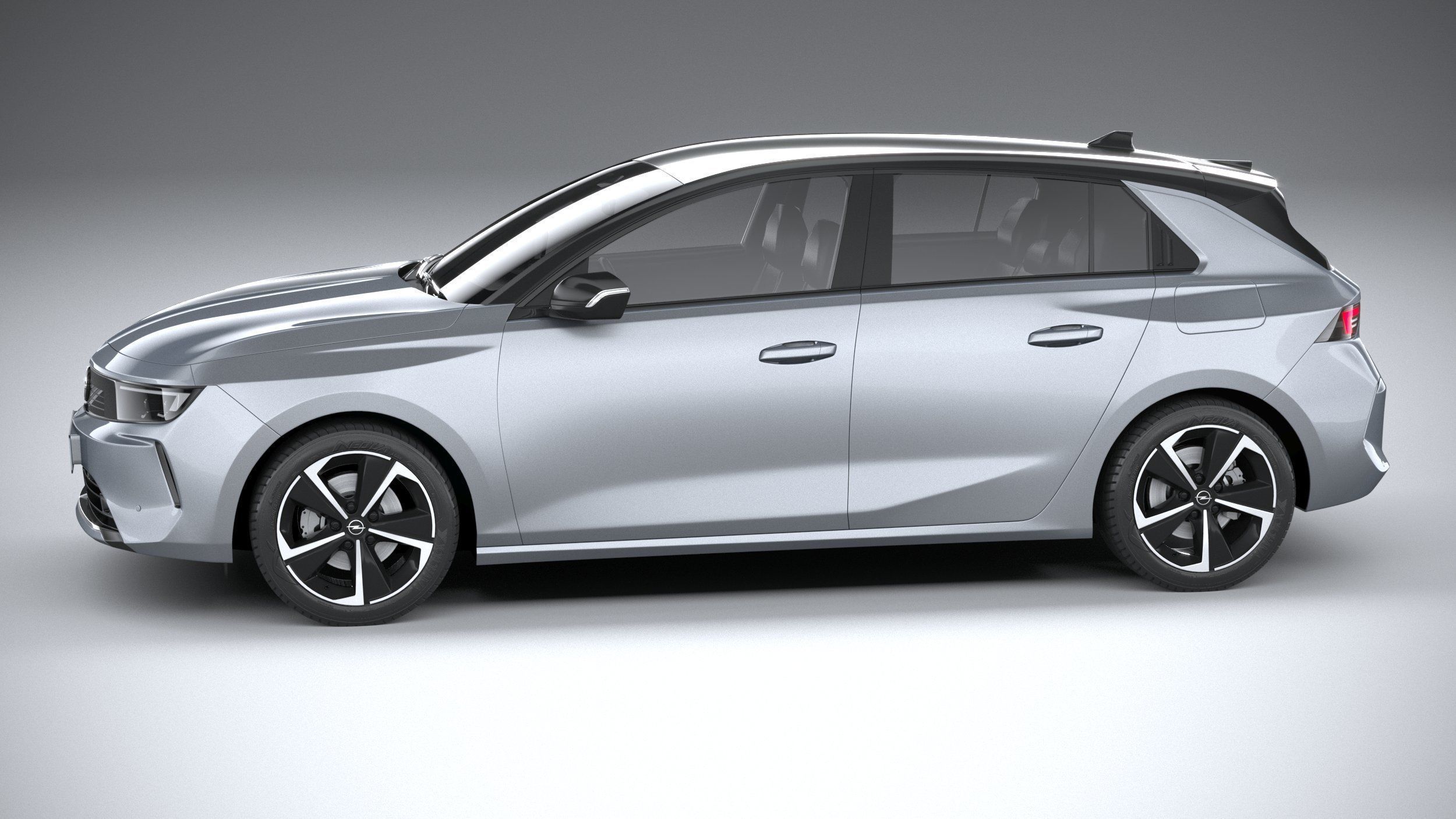 Opel Astra 2022 Basic 3D model_8