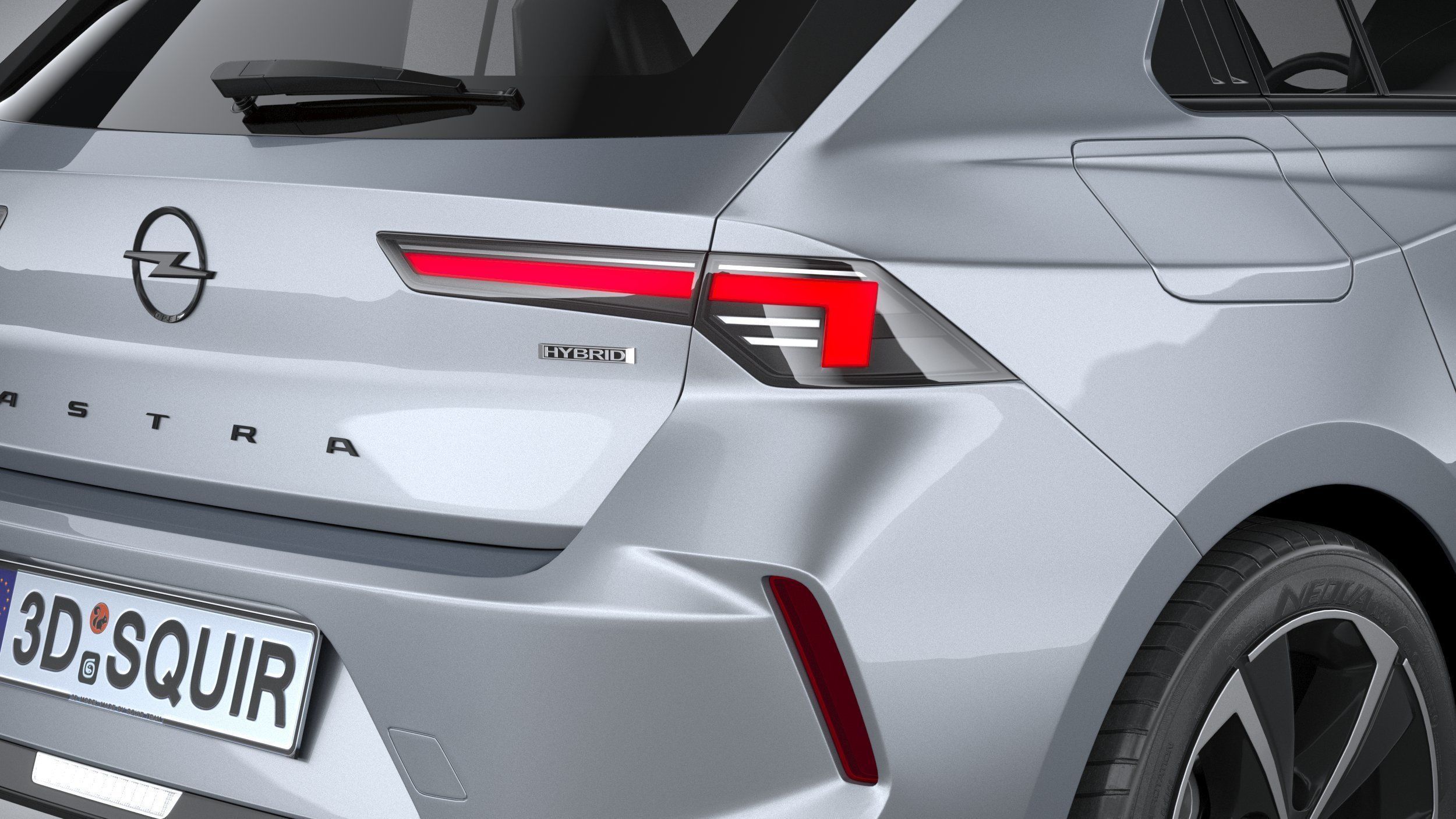 Opel Astra 2022 Basic 3D model_18