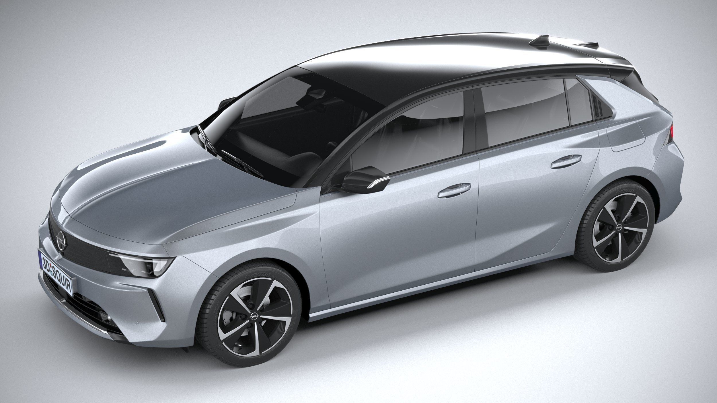 Opel Astra 2022 Basic 3D model_7