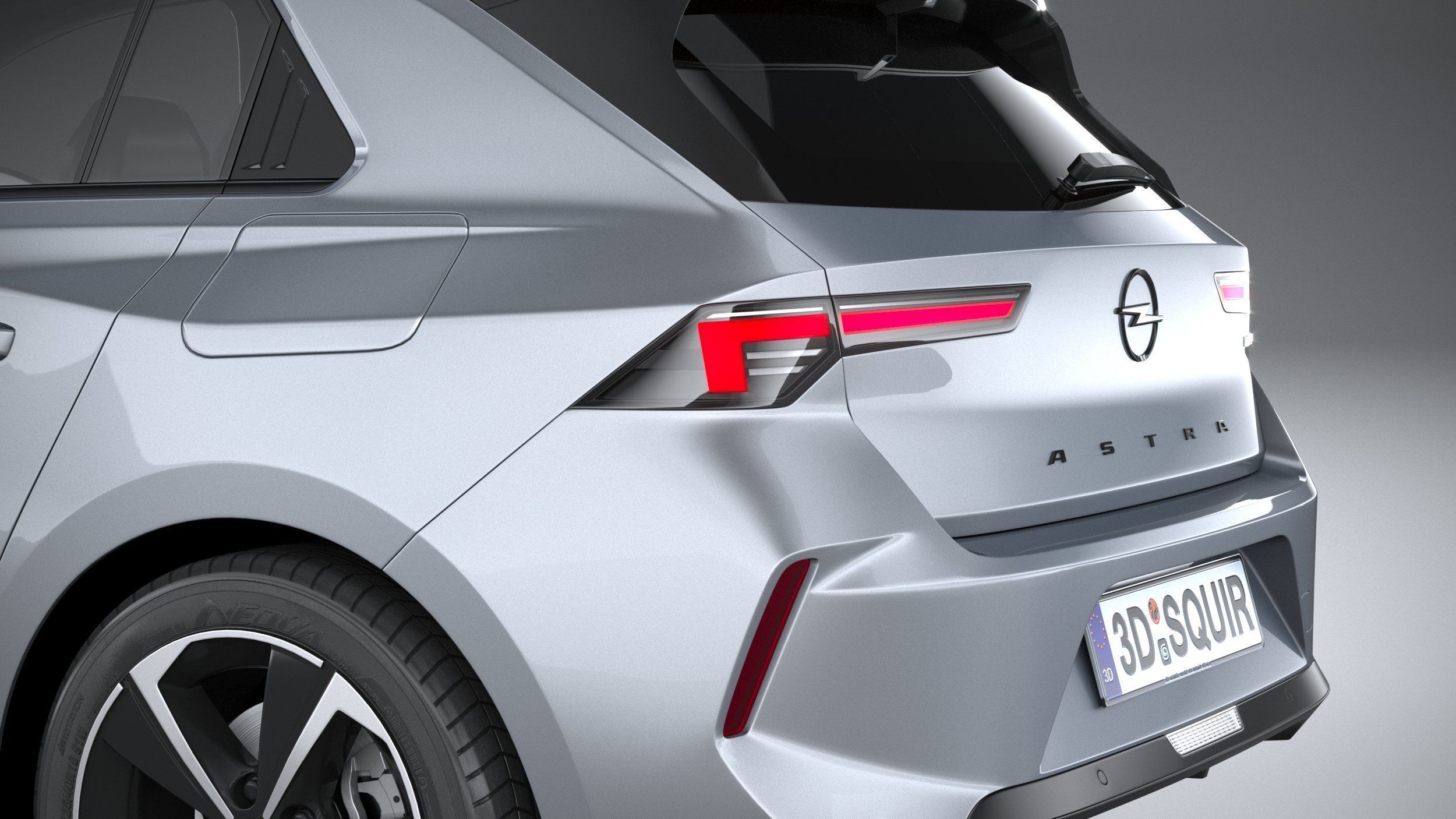 Opel Astra 2022 Basic 3D model_6