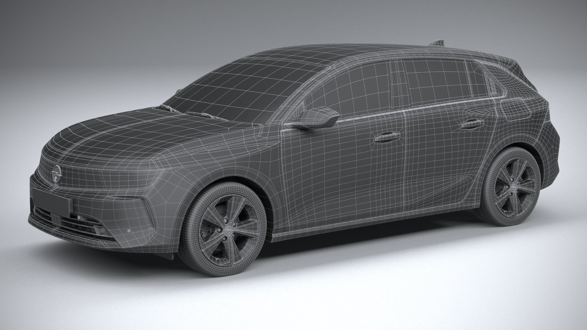 Opel Astra 2022 Basic 3D model_28