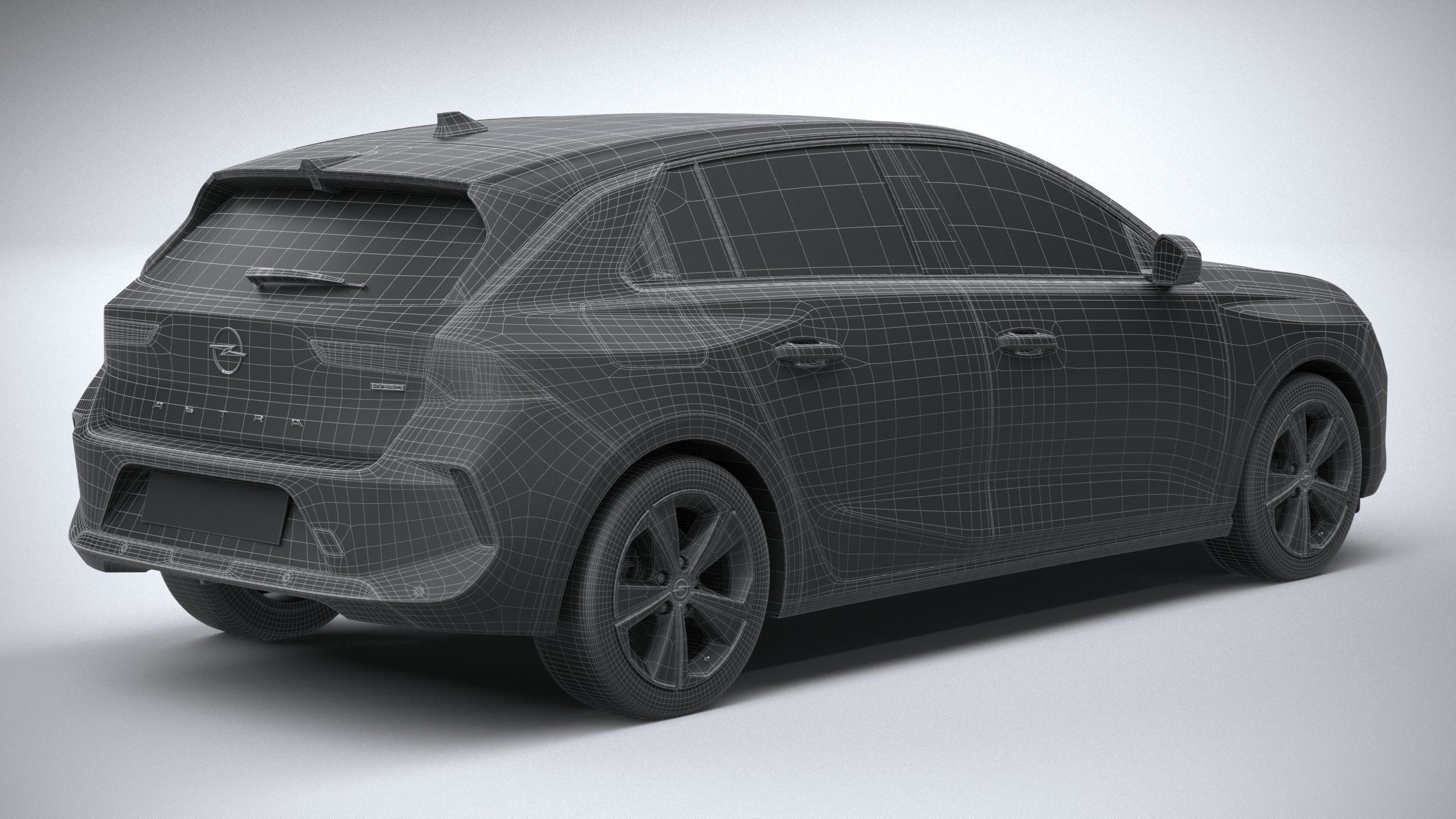Opel Astra 2022 Basic 3D model_29