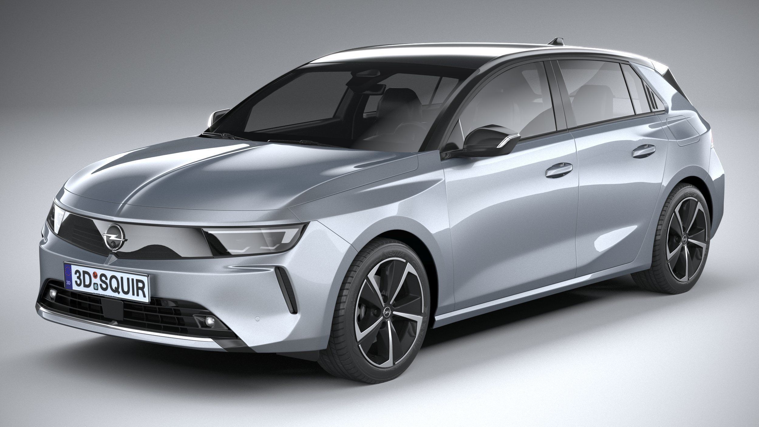 Opel Astra 2022 Basic 3D model_1