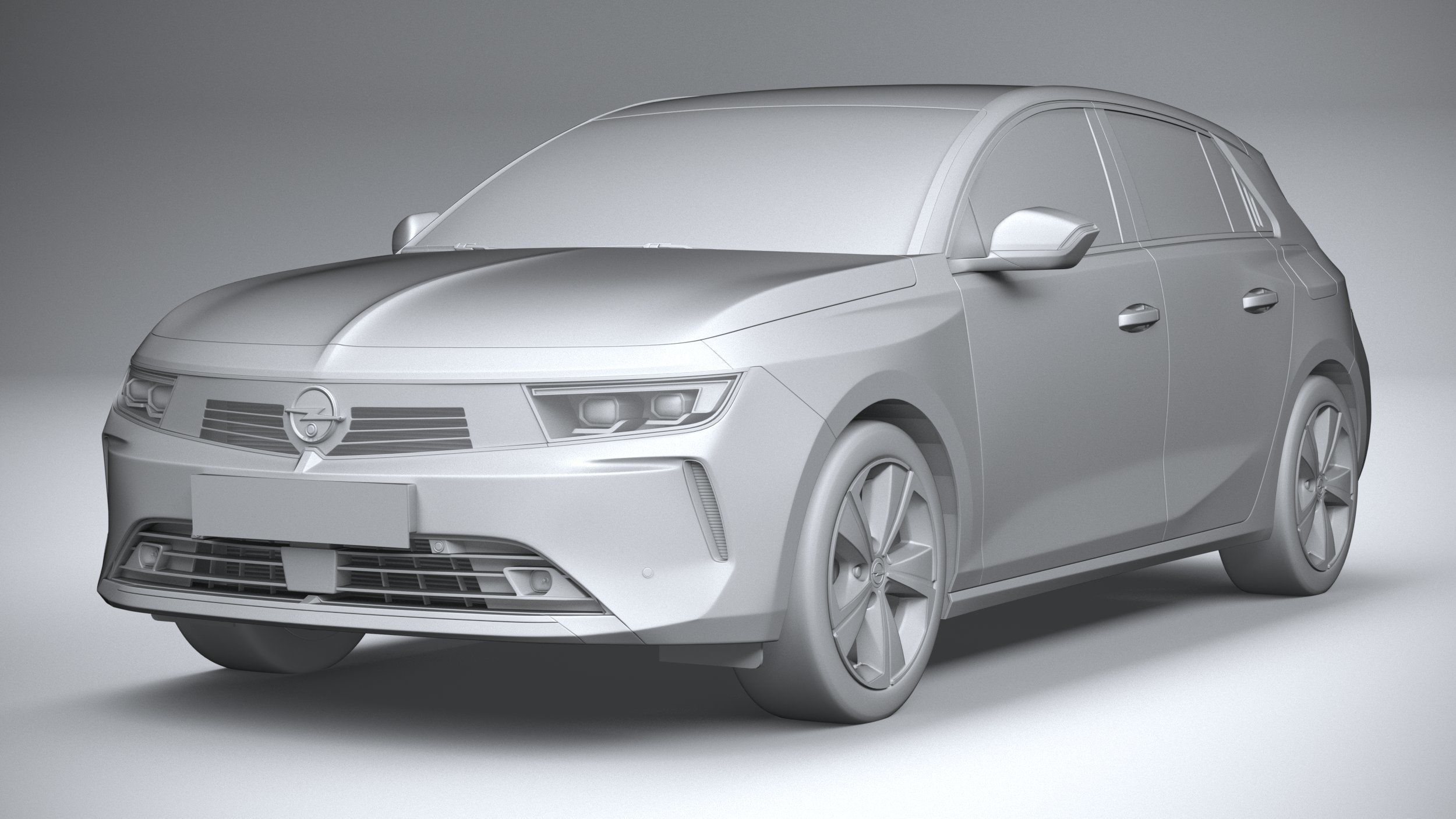 Opel Astra 2022 Basic 3D model_20