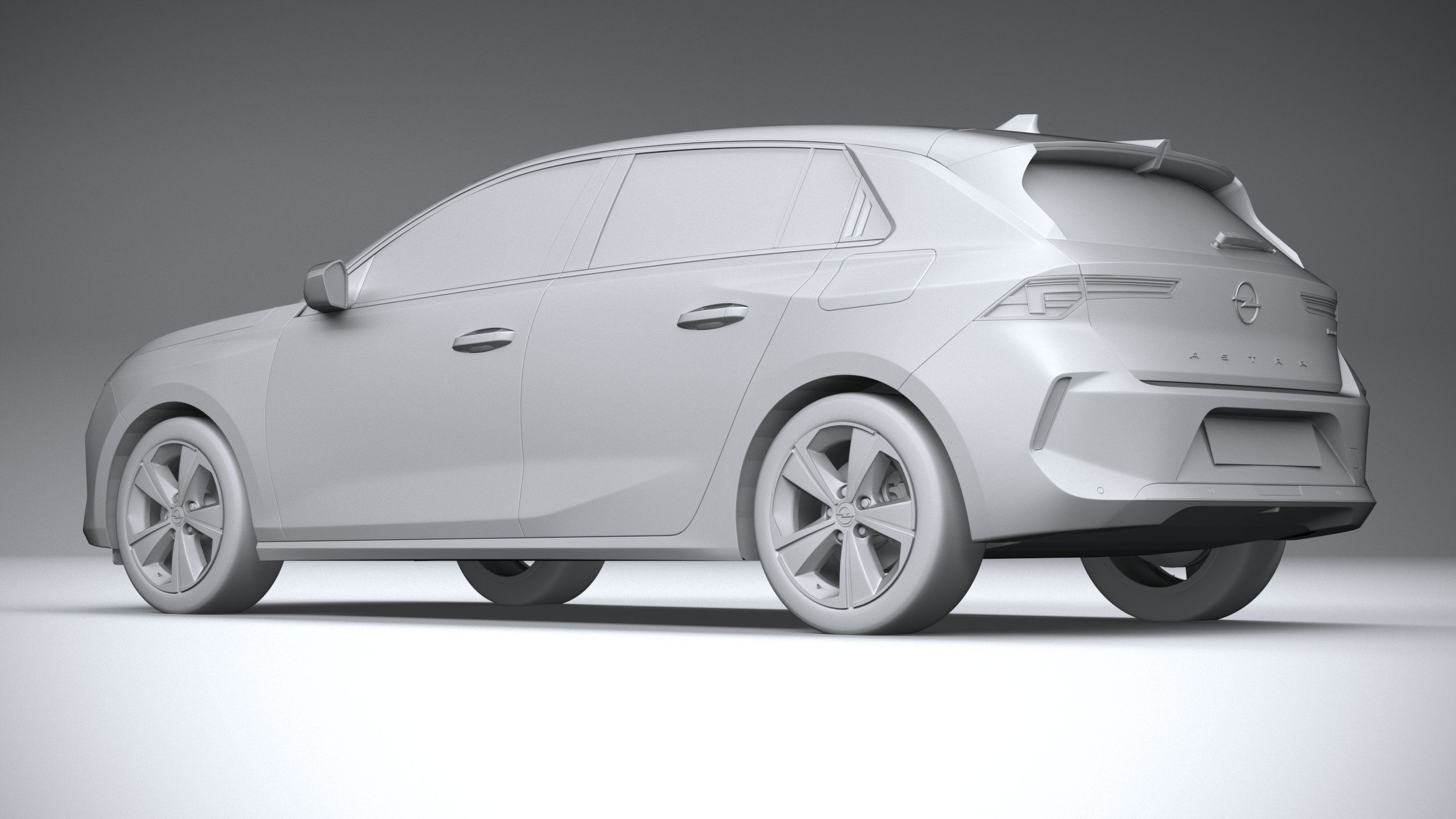 Opel Astra 2022 Basic 3D model_21