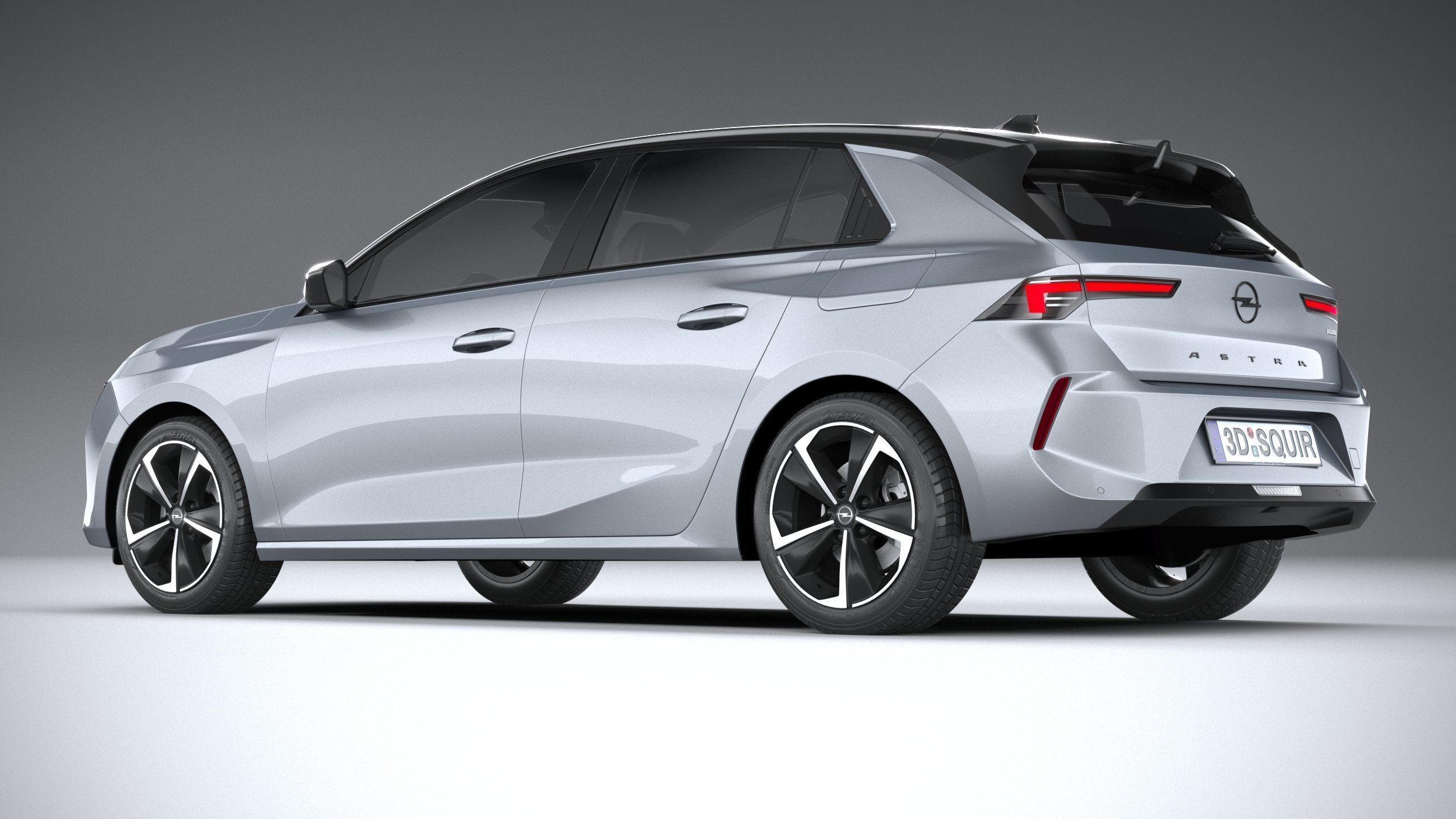 Opel Astra 2022 Basic 3D model_5