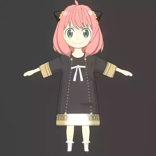 Anime girl Anya from spy x family