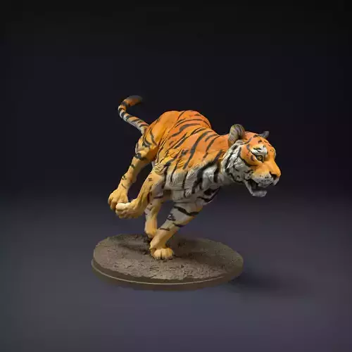 Bengal Tiger Run for 3D Printing