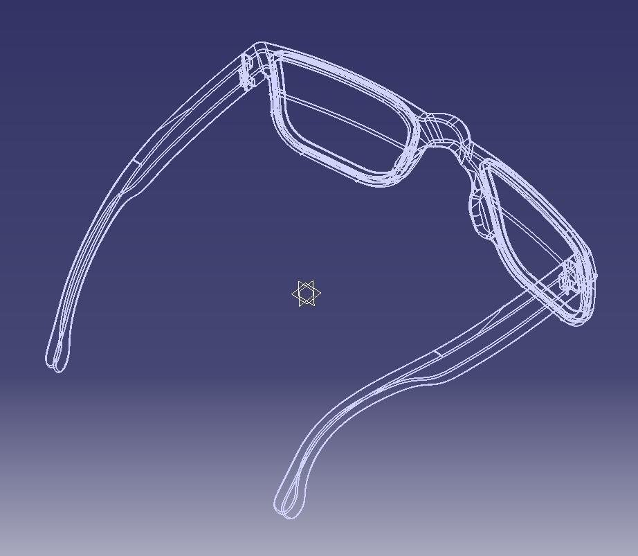 Sunglass-02 wooden sunglasses 3D print model_39