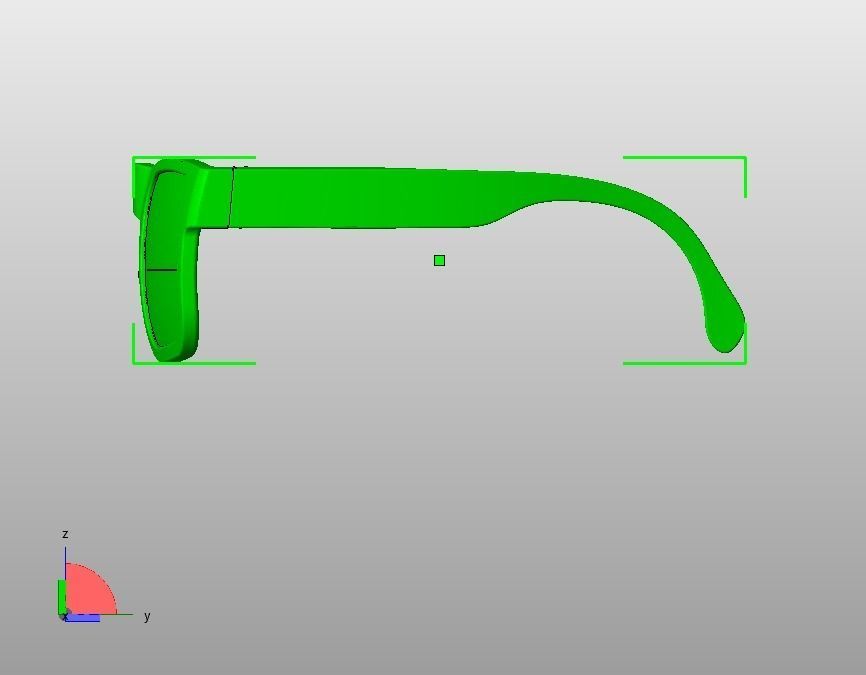 Sunglass-02 wooden sunglasses 3D print model_48